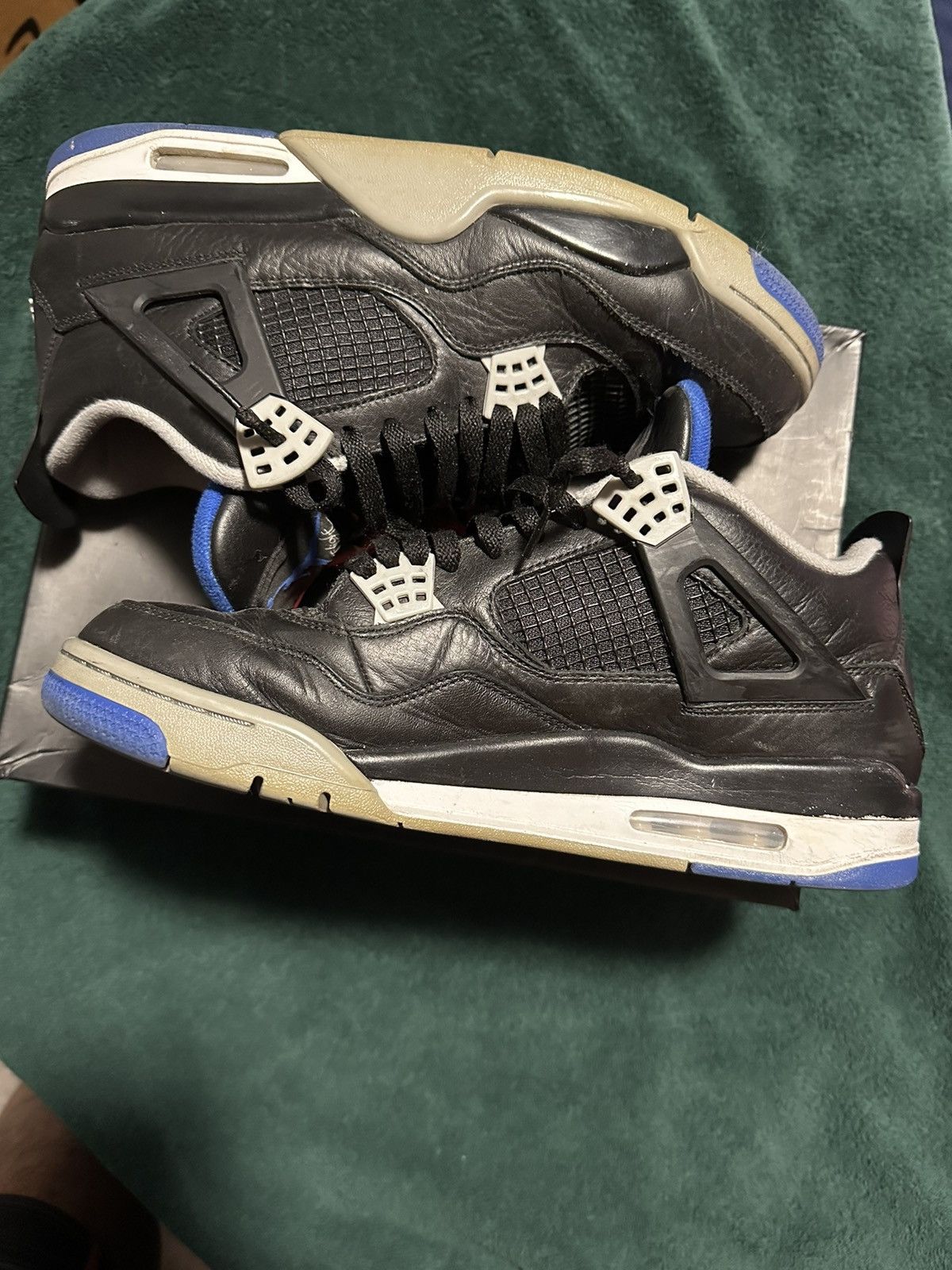image of Size 12 - Jordan 4 Retro Motorsports Alternate 2017 Shoes in Black, Men's