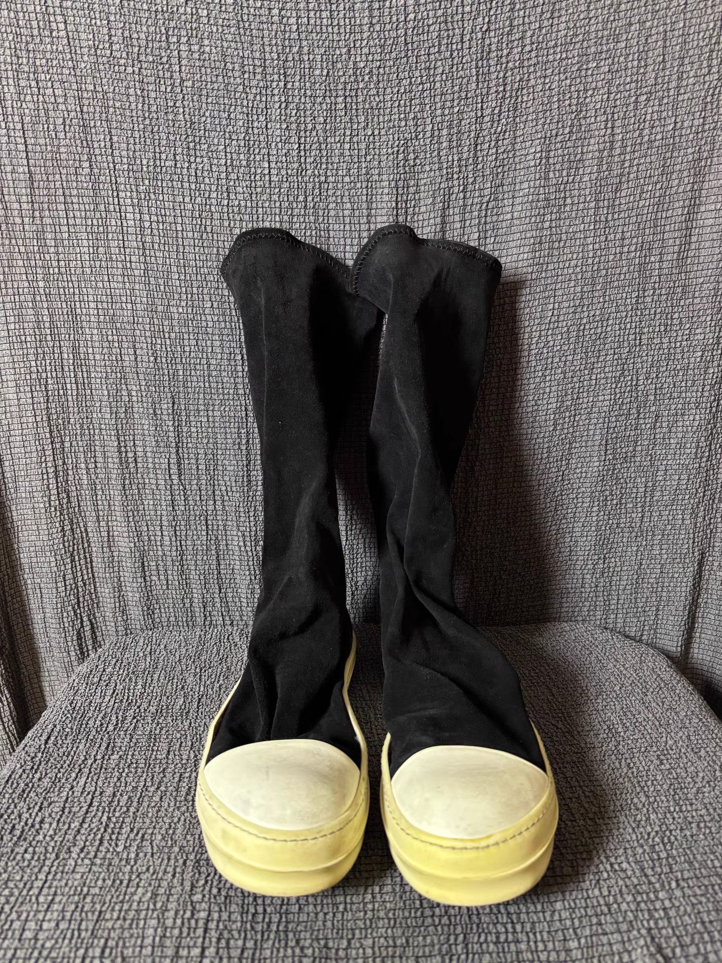 Rick Owens Rick Owens 16SS mainline suede "Adonis" boots Size US 7.5 / EU 40-41 - 1 Thumbnail