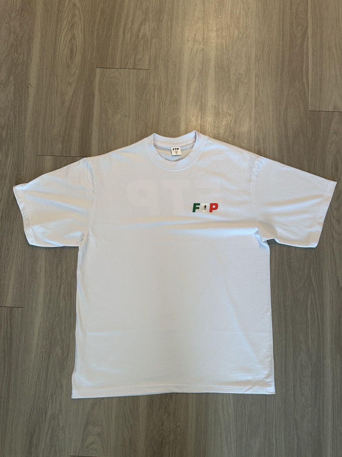 Fuck The Population MEXICAN FLAG LOGO TEE(White) Size US XXL / EU 58 / 5 - 2 Thumbnail