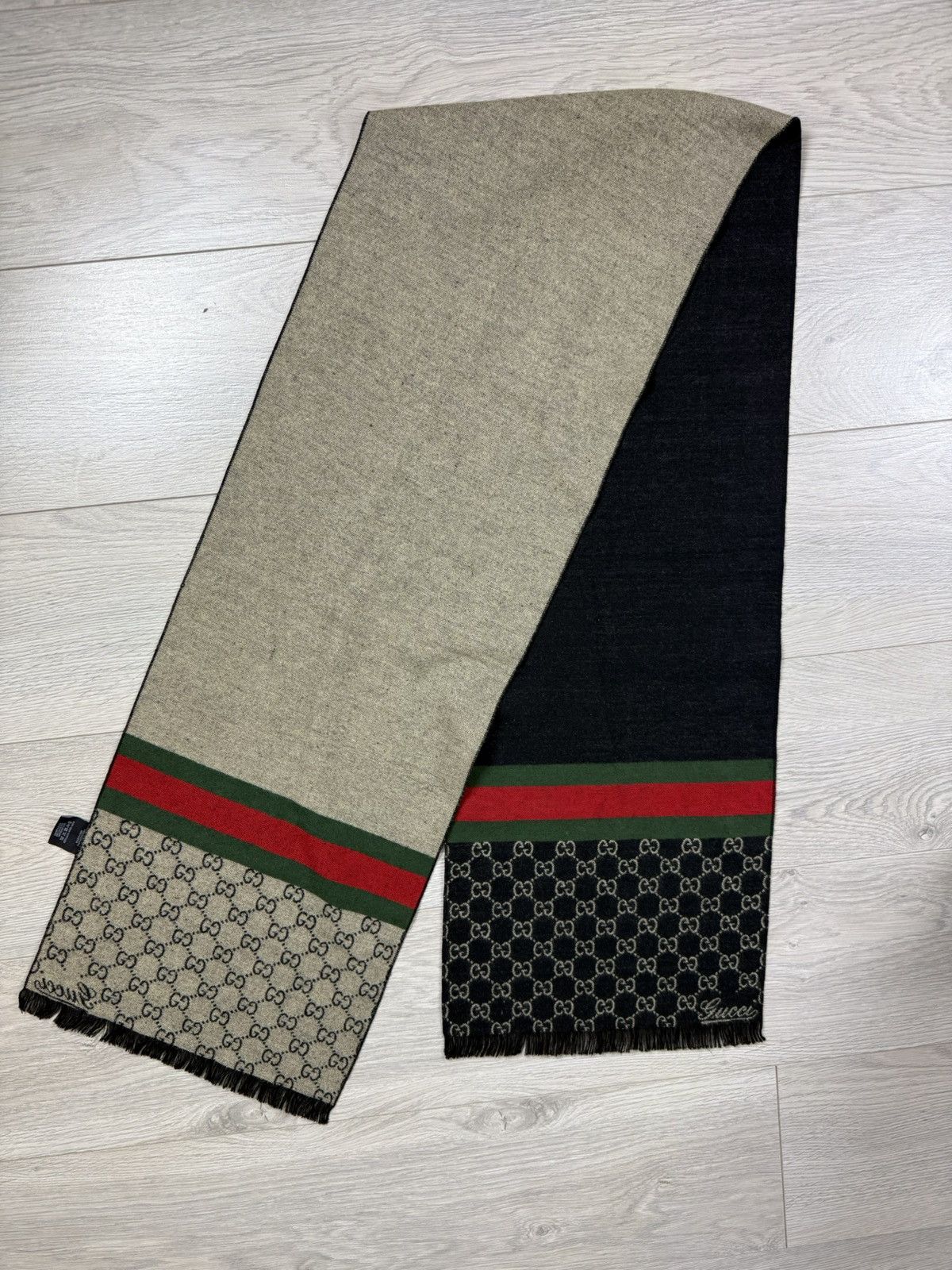 Gucci Gucci monogram Wool scarf Size ONE SIZE - 7 Thumbnail