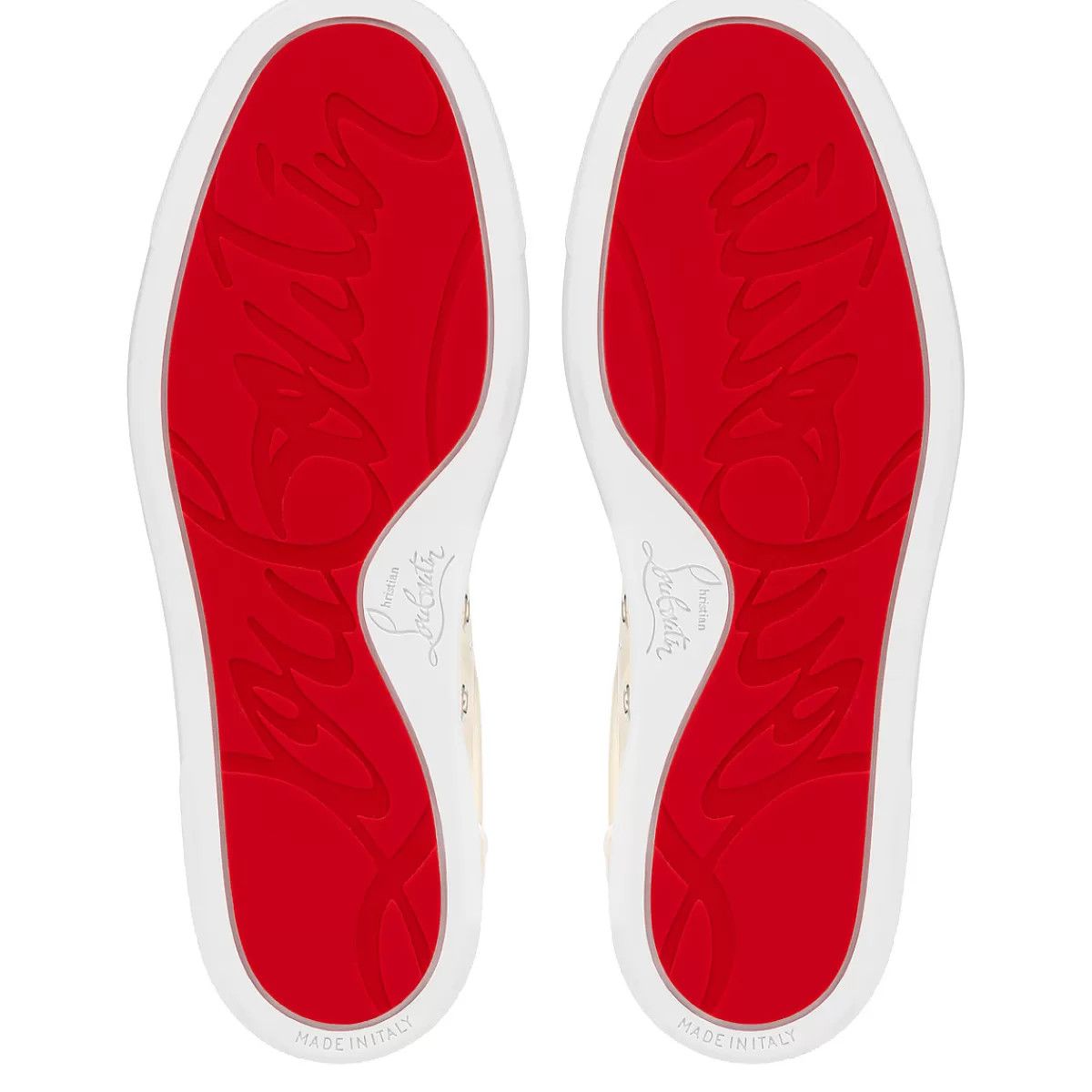 Christian Louboutin o1s1wg110125 Degravieira Strass Sneaker in White Size US 5 / IT 35 - 5 Thumbnail