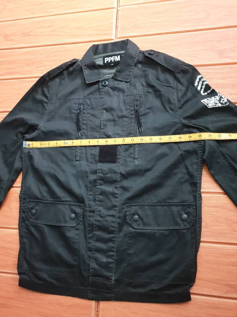 PPFM 💥PPFM Skull faded Black Punk rock jacket Size US M / EU 48-50 / 2 - 5 Thumbnail