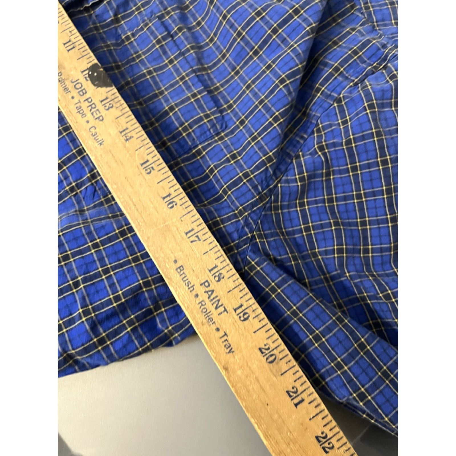 American Eagle Outfitters American Eagle Outfitters Shirt Mens M Button-Up Long Sleeve Blue Plaid Classic Size US M / EU 48-50 / 2 - 5 Thumbnail
