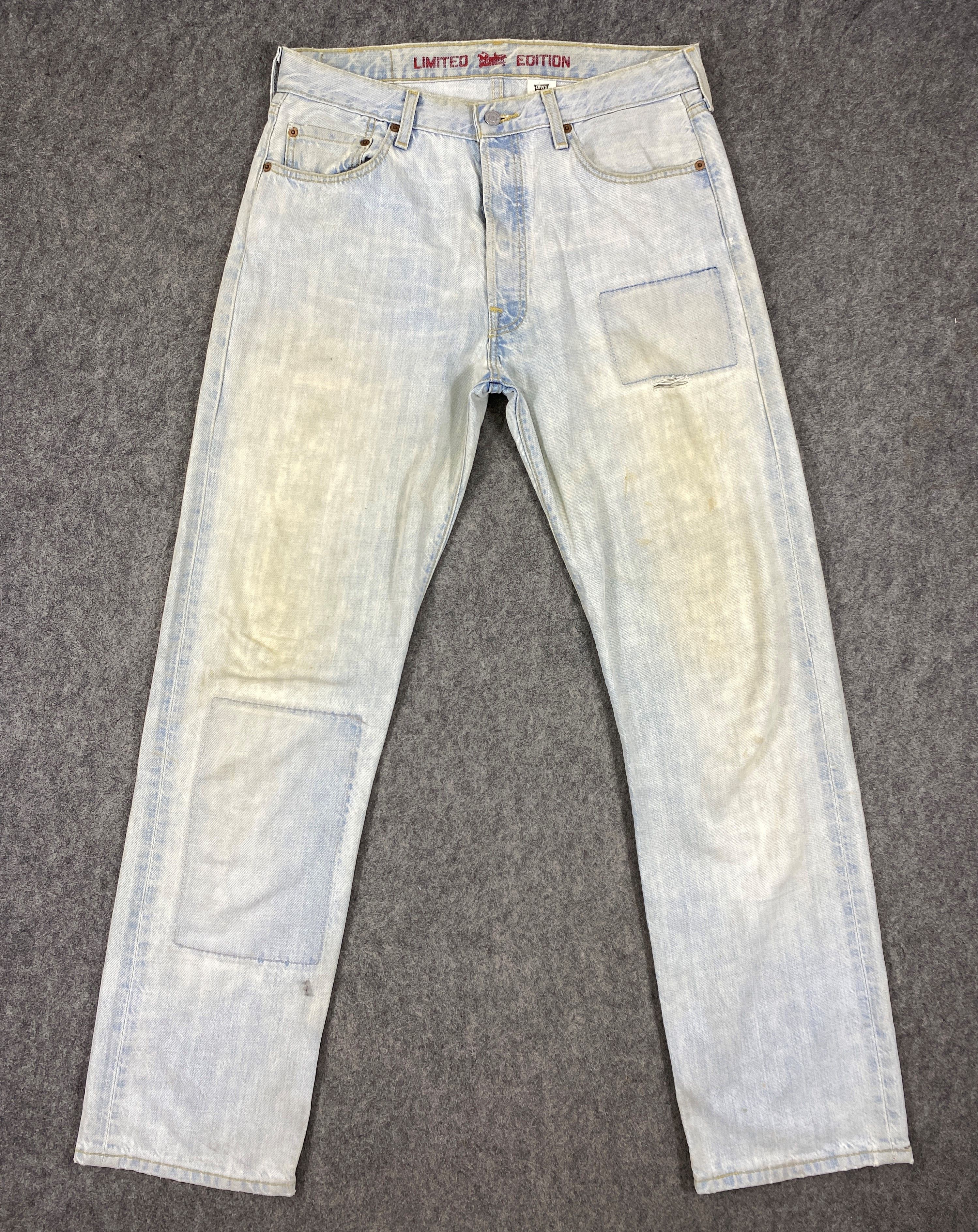 Japanese Brand Light Blue Wash Vintage Levis 501 Jeans 34x33 - JN3130 Size US 34 / EU 50 - 1 Thumbnail