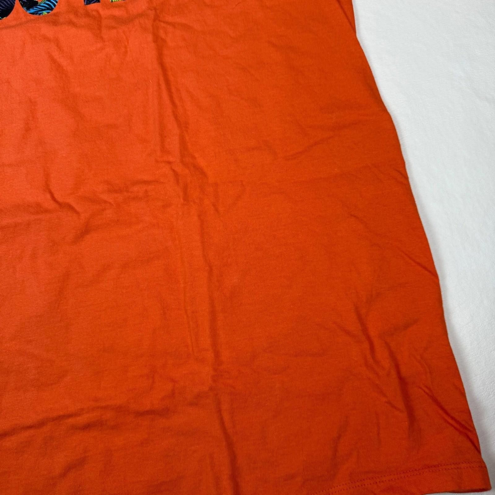 Nike Nike Just Do It Floral Swoosh Graphic T-Shirt Orange Mens XL Size US XL / EU 56 / 4 - 7 Thumbnail