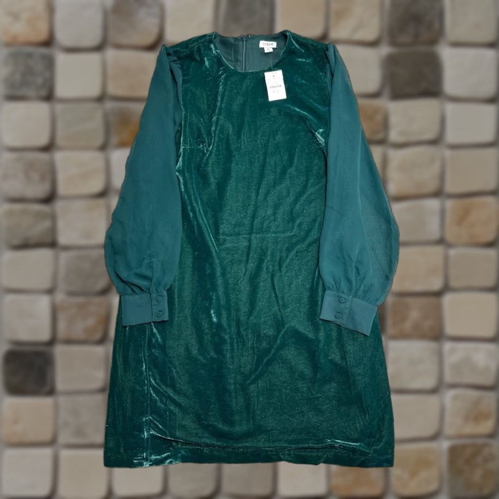 J.Crew J Crew Velvet Mini Dress | Grailed
