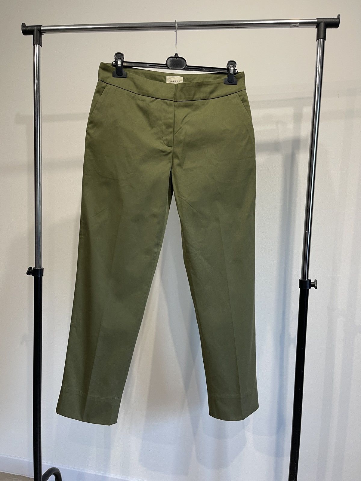 Sezane 🔥 Sezane woman’s pants trousers khaki 40 Size 30" / US 8 / IT 44 - 1 Thumbnail