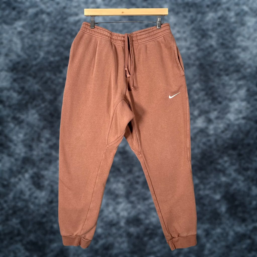 Nike Nike Sportswear Club Fleece Pants Mens XL Brown Jogger Sweatpants Swoosh Logo Size US 36 / EU 52 - 1 Thumbnail