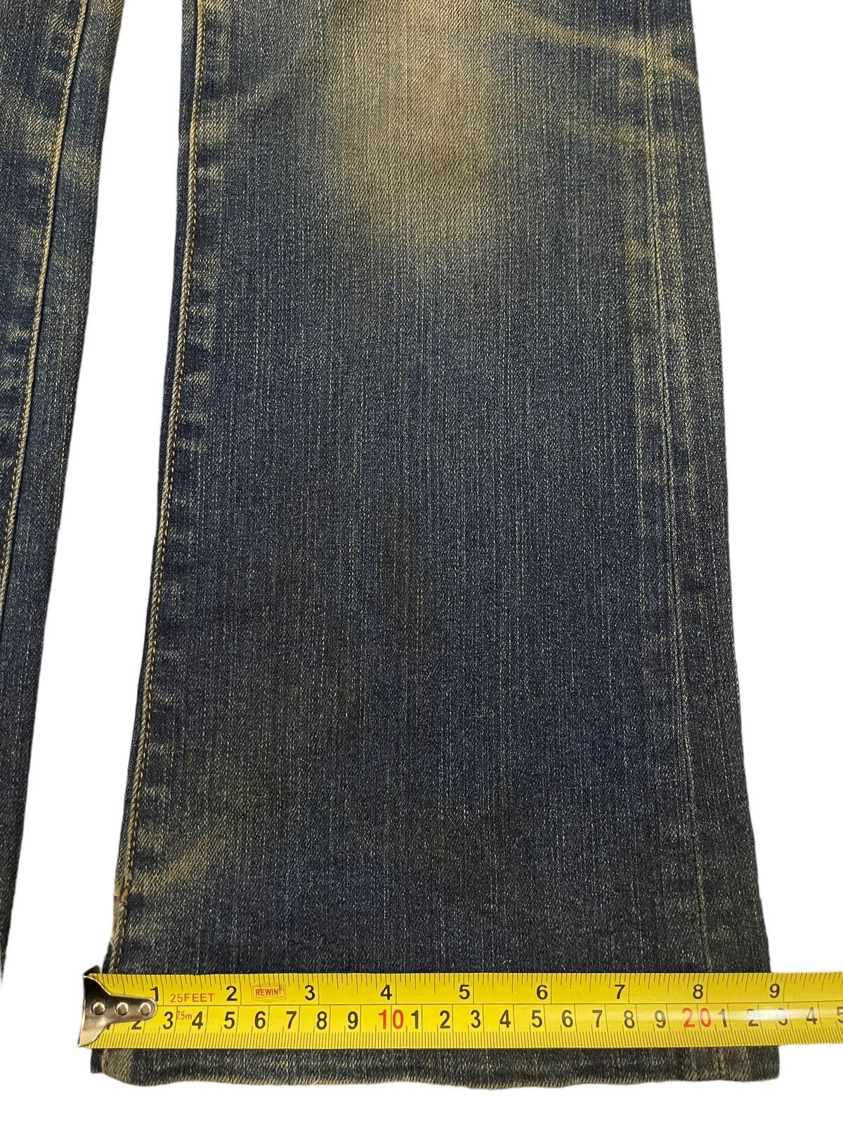 Uniqlo Vintage Japanese Uniqlo Mud Wash Style Flare Jeans Size US 30 / EU 46 - 14 Thumbnail