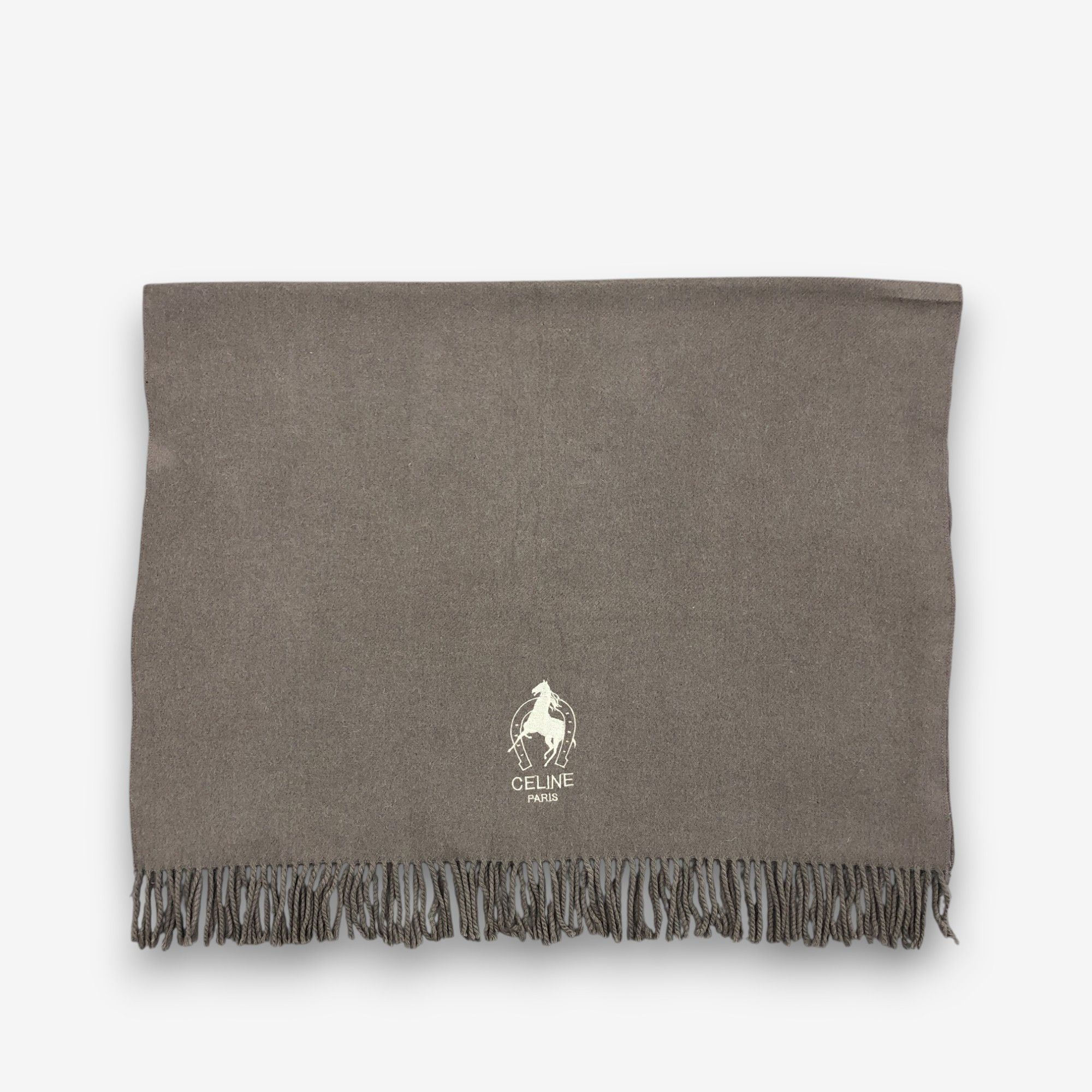 Celine Vintage Celine Scarf Muffler Wool Shawls Babushka Scarves Size ONE SIZE - 3 Thumbnail