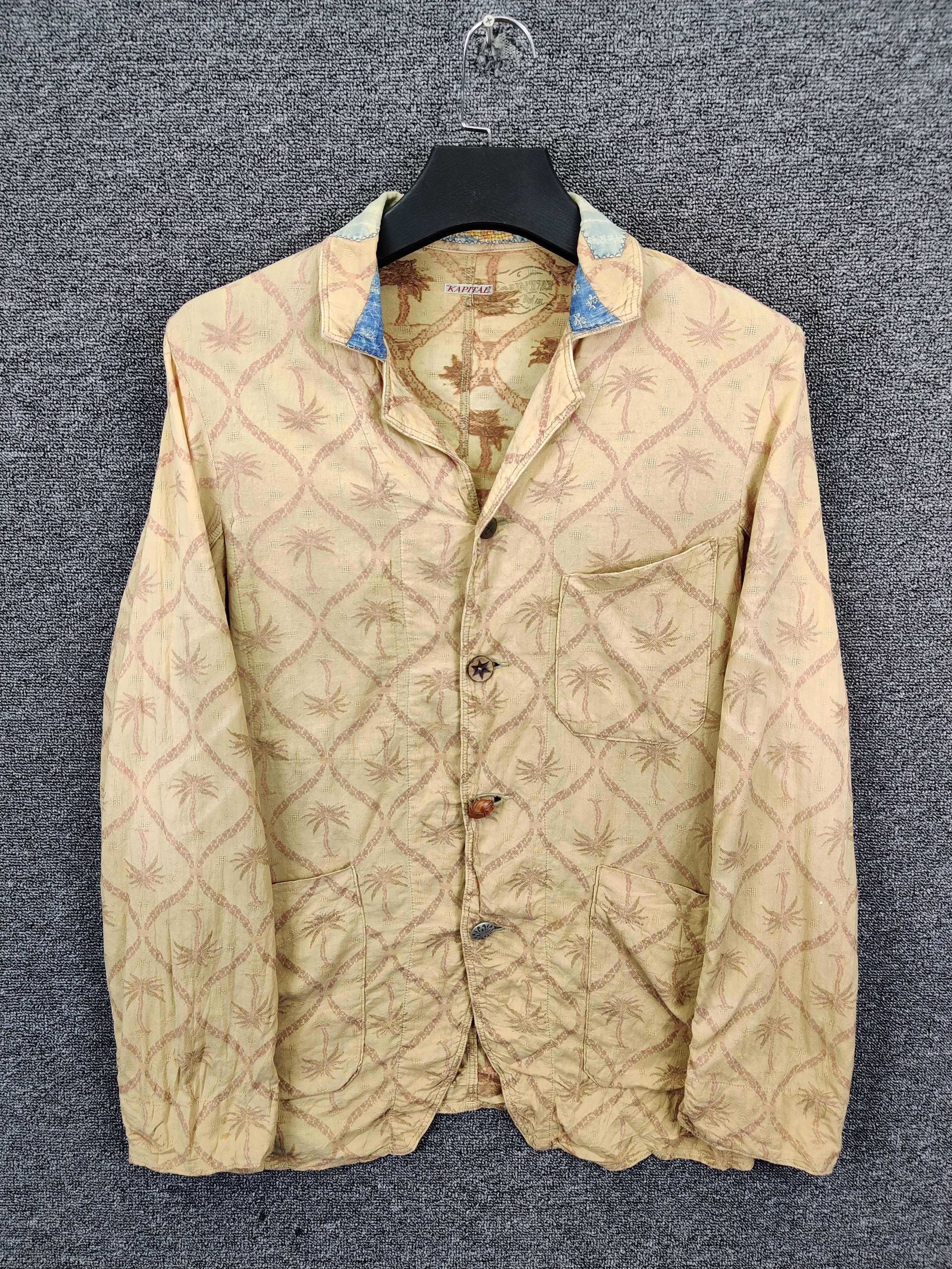 Kapital Vintage Kapital Woven Palm Tree Patchwork Jacket Size US M / EU 48-50 / 2 - 1 Thumbnail