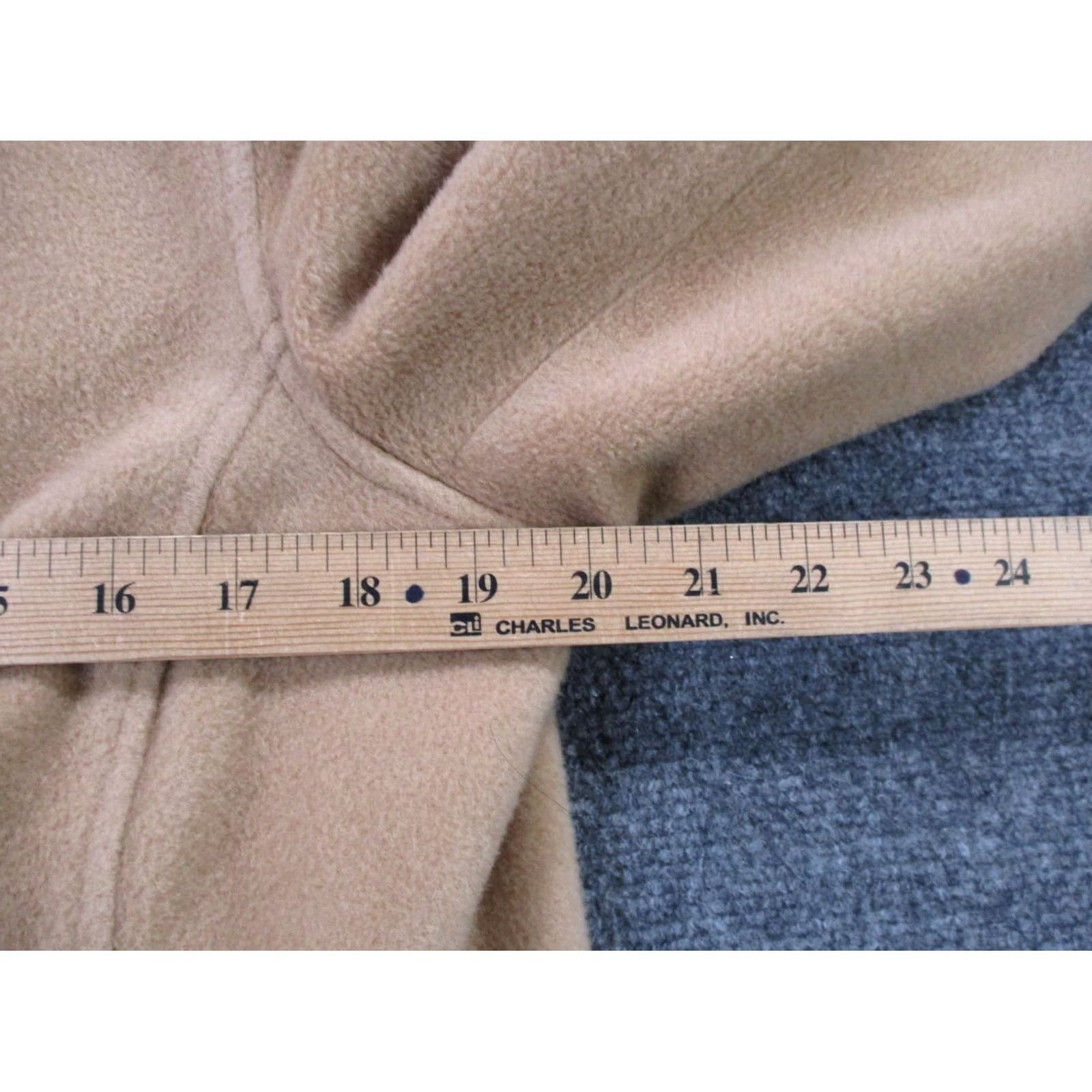 Vintage L.L. Bean Jacket Womens Long Wool Beig e Outdoor Windbreaker Regular Petite PM Chore Coat Size M / US 6-8 / IT 42-44 - 5 Thumbnail