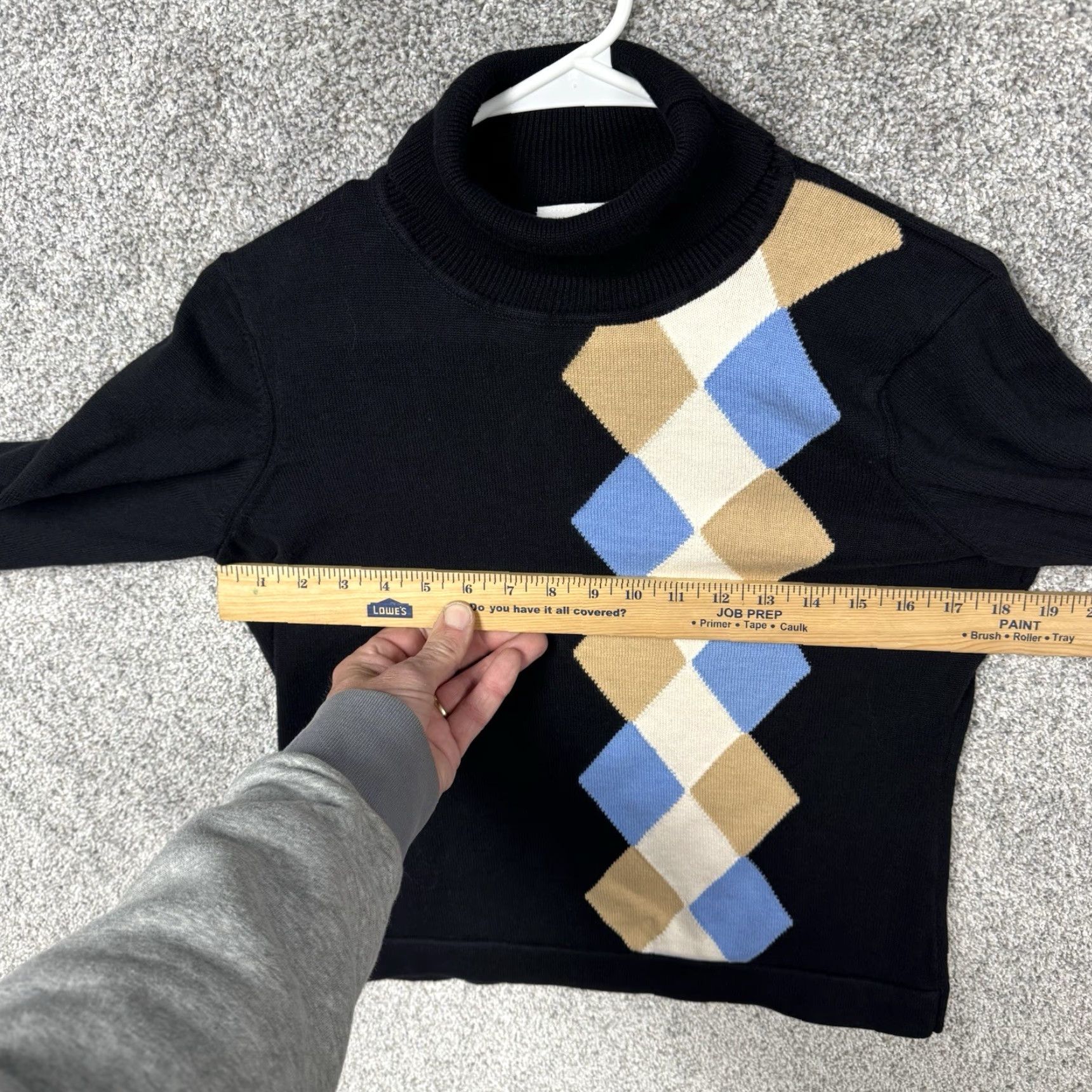 Liz Claiborne Liz Claiborne Argyle Sweater Medium Academia Preppy Teacher Classic Old Money Size M / US 6-8 / IT 42-44 - 7 Thumbnail