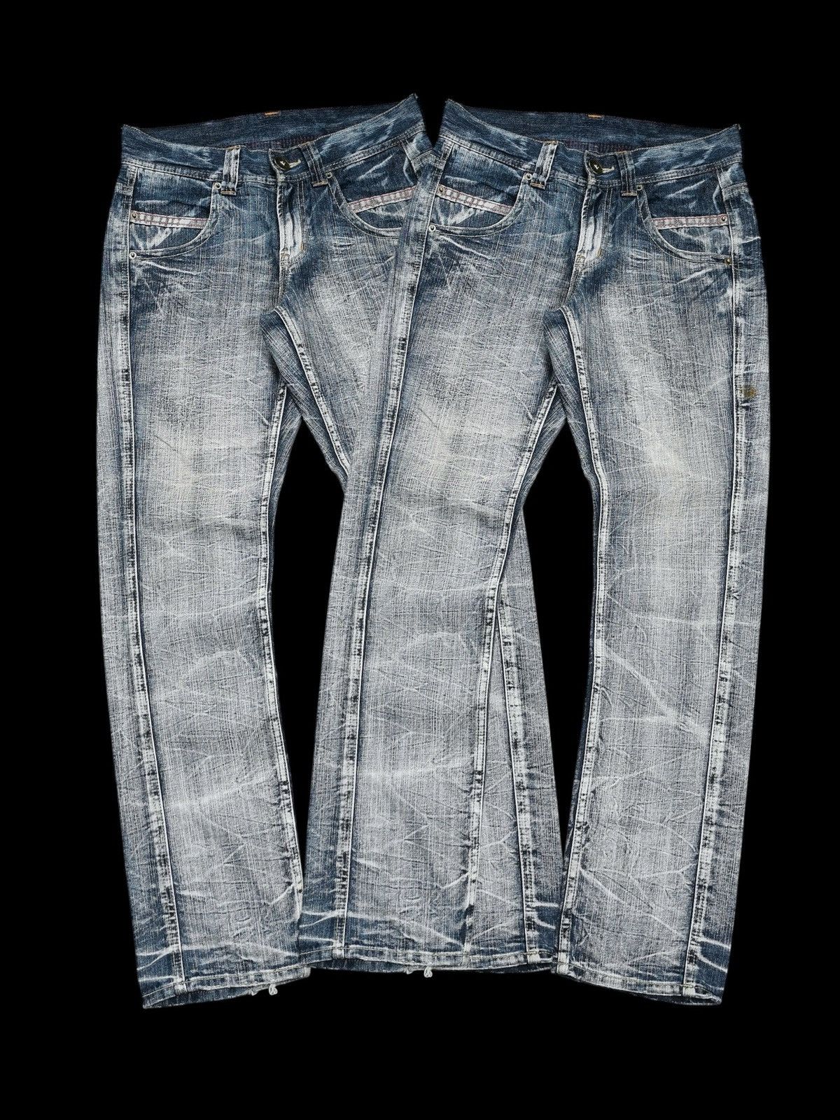Tornado Mart Real Vintage Japanese Brand Acid Wash Denim Jeans Size US 30 / EU 46 - 1 Thumbnail