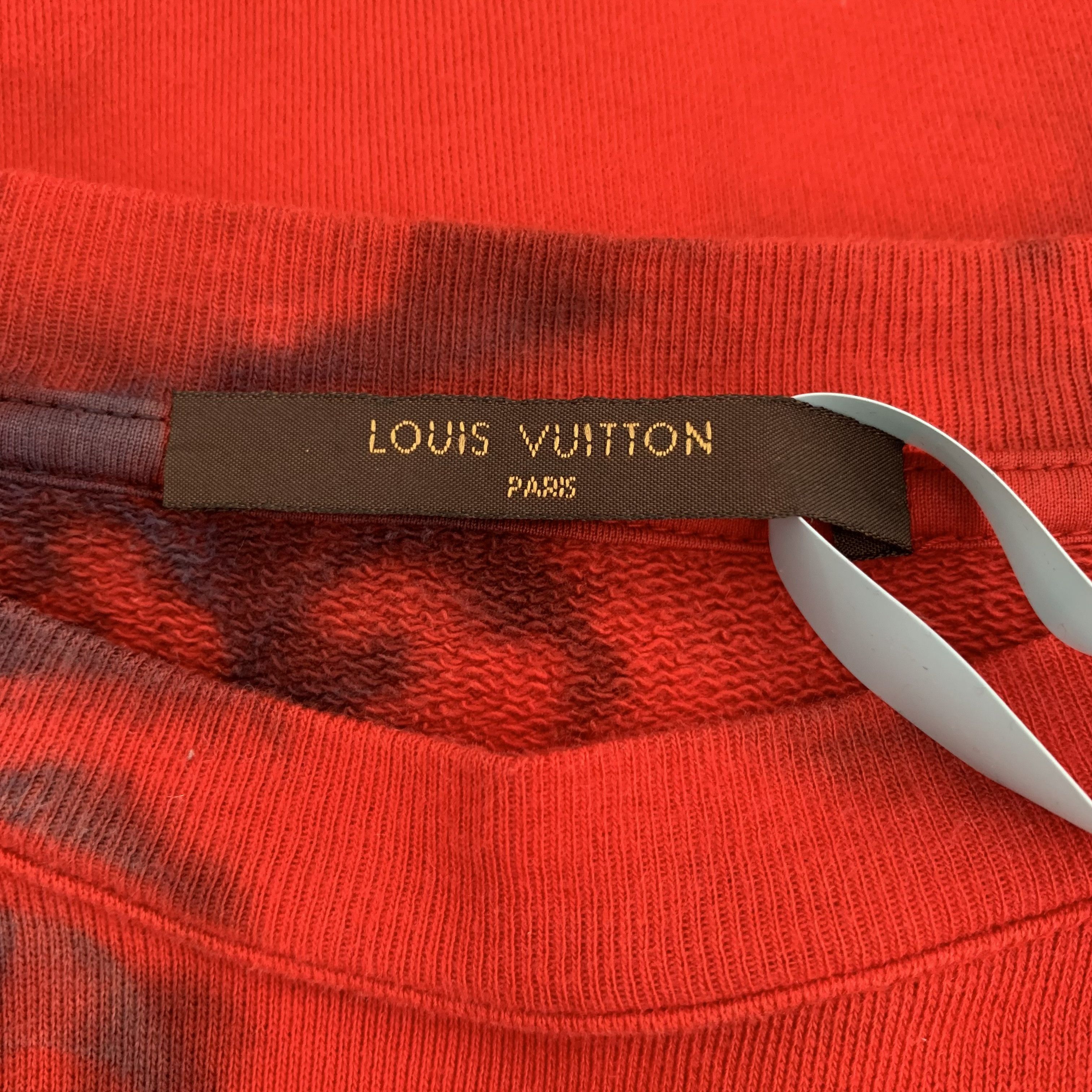 Louis Vuitton Louis Vuitton Sweatshirt Red Embroidery (Size M) Size US M / EU 48-50 / 2 - 2 Thumbnail