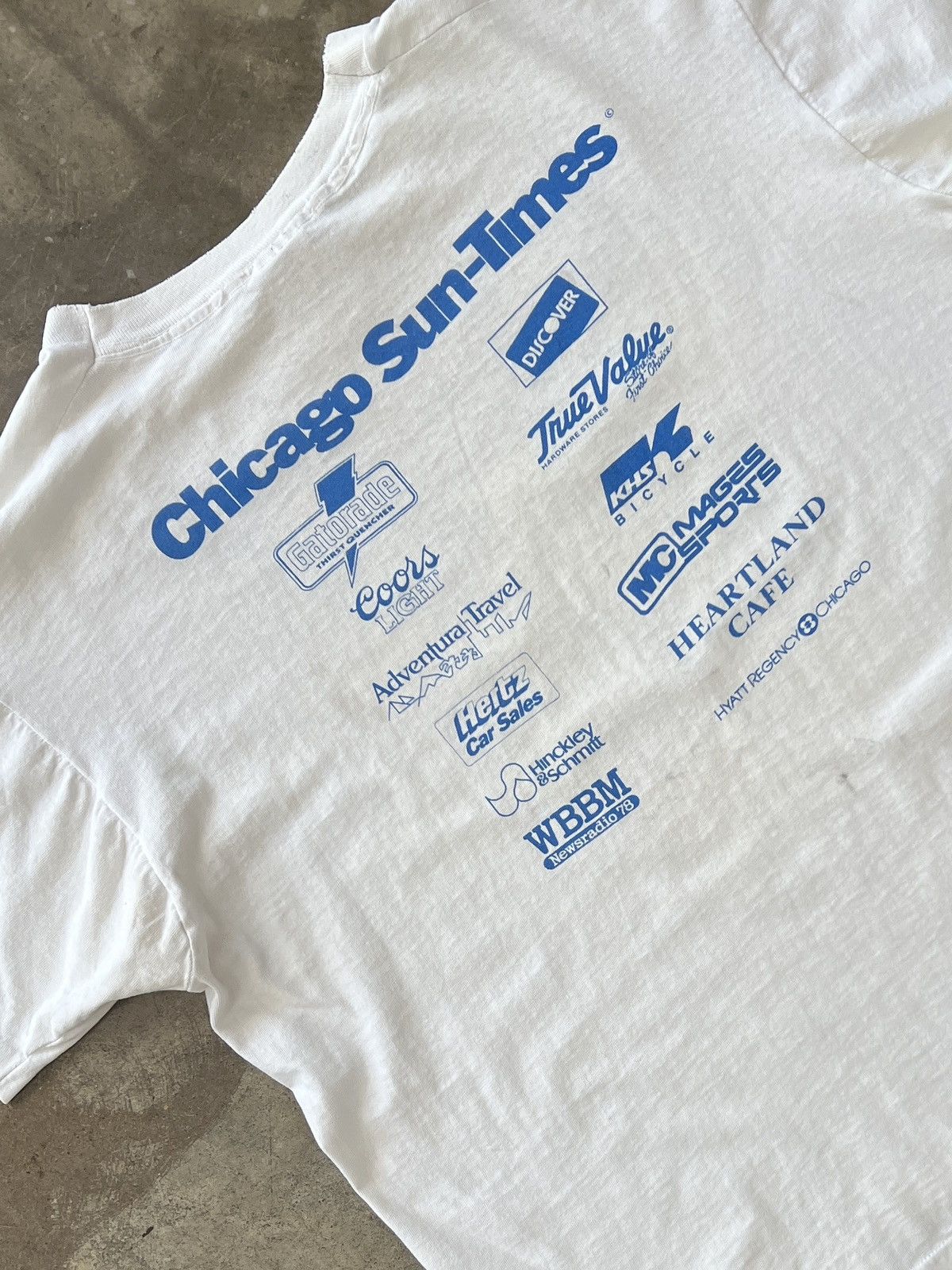 Vintage Vintage 1988 Chicago Suntime Triathlon Single Stitch Tee XL Size US XL / EU 56 / 4 - 4 Thumbnail