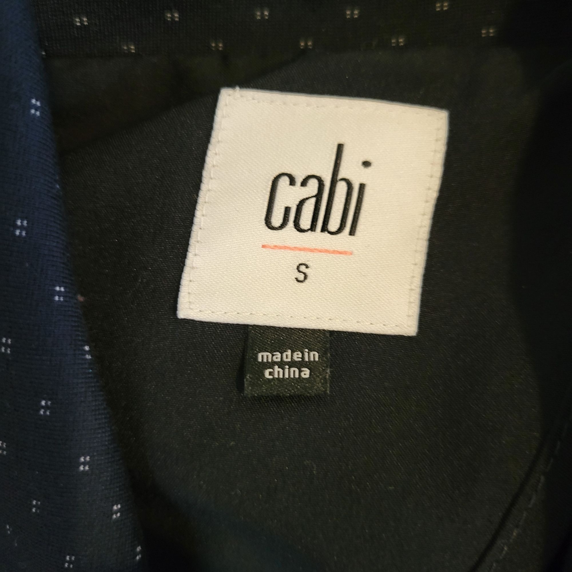 Other Cabi S Navy Blue Print Car Carriage Coat Jacket Spring Prepp Size S / US 4 / IT 40 - 5 Thumbnail