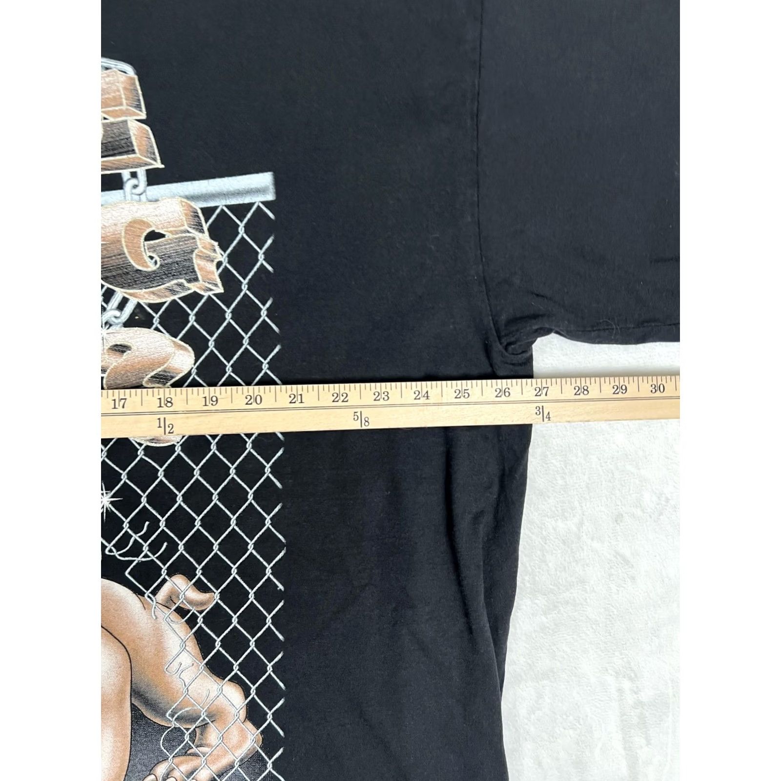 Vintage PRO Bulldog "Where My Dog ?" T-Shirt Mens 4XLT Black Streetwear Short Sleeve Crew Neck Graphic Print Vintage 90s Fashion Mens Big & Tall Size US XXL / EU 58 / 5 - 7 Thumbnail