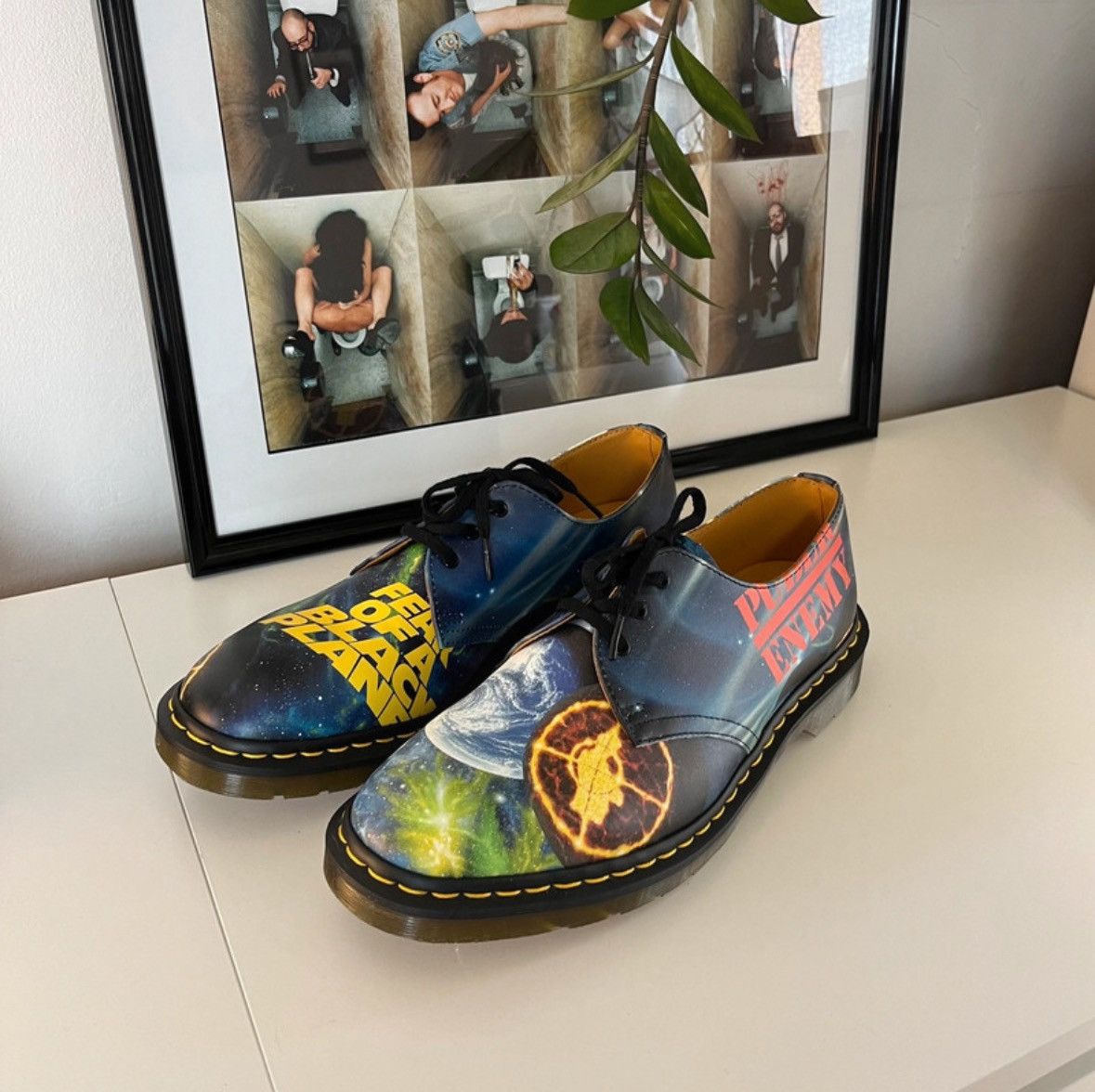 Public Enemy × Supreme × Undercover Dr Martens 3-eye x Undercover x Supreme x Public Enemy Rare Size US 10.5 / EU 43-44 - 1 Thumbnail