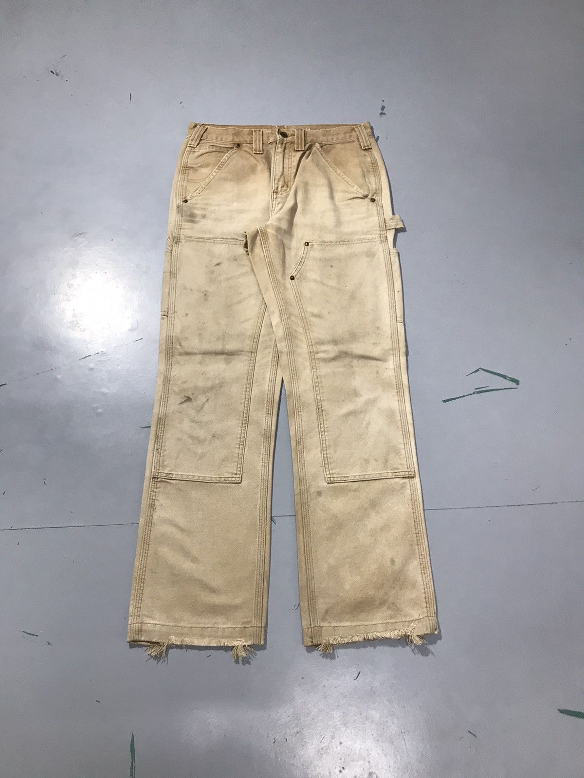 Carhartt Vintage Carhartt double knee damaged denim Size US 30 / EU 46 - 1 Thumbnail