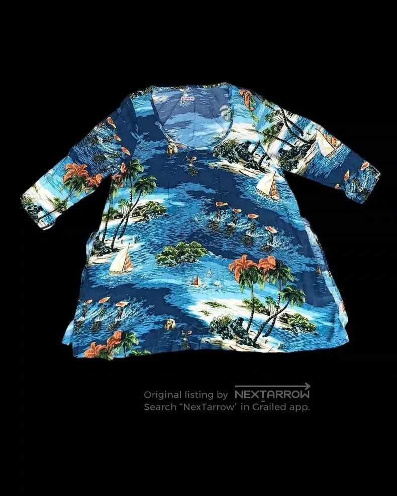 Kapital Kapital Red Wave Sailing Coconut Tree Hawaiian Medium Slee Size US XS / EU 42 / 0 - 1 Thumbnail