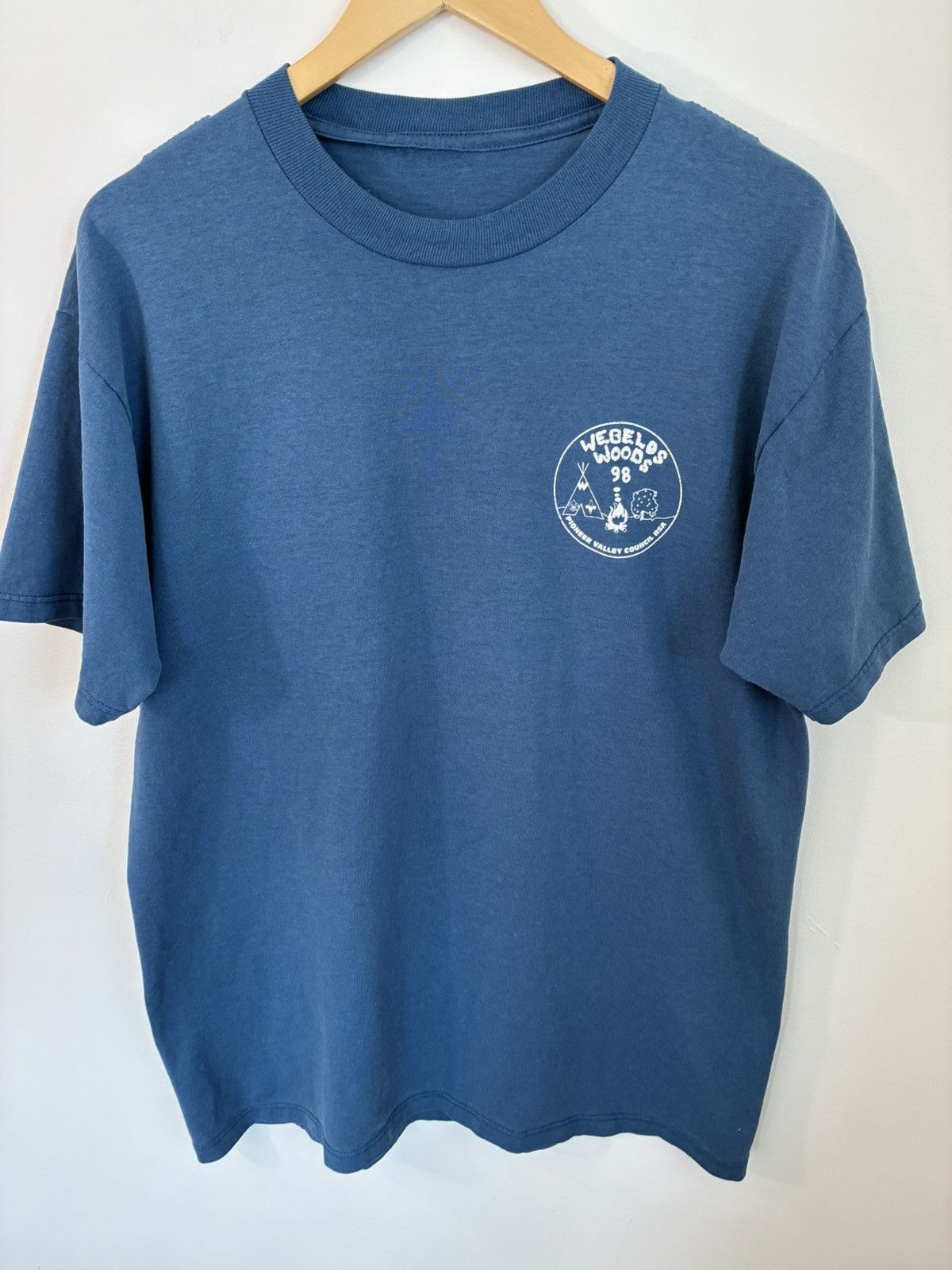 Vintage Sun Faded 1998 Camping Tee Size US L / EU 52-54 / 3 - 2 Thumbnail