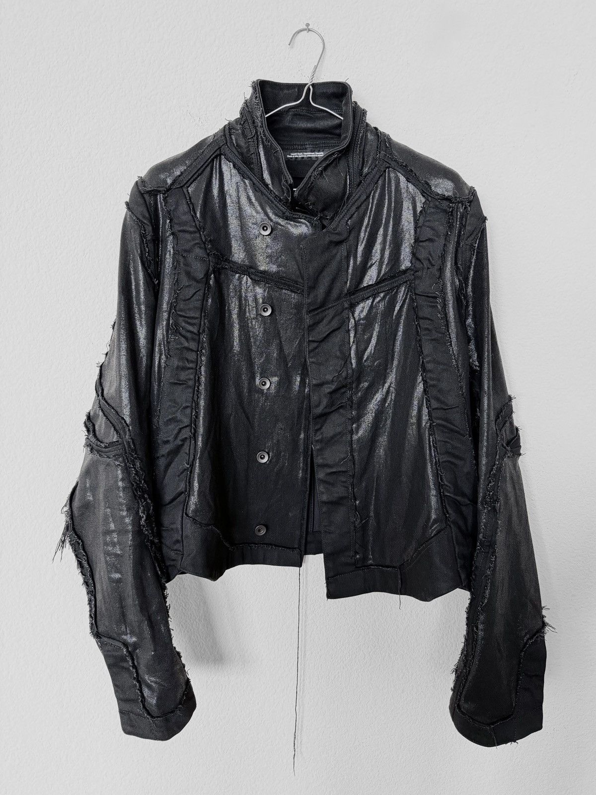 Julius Waxed Distressed Denim Jacket 817BLM2