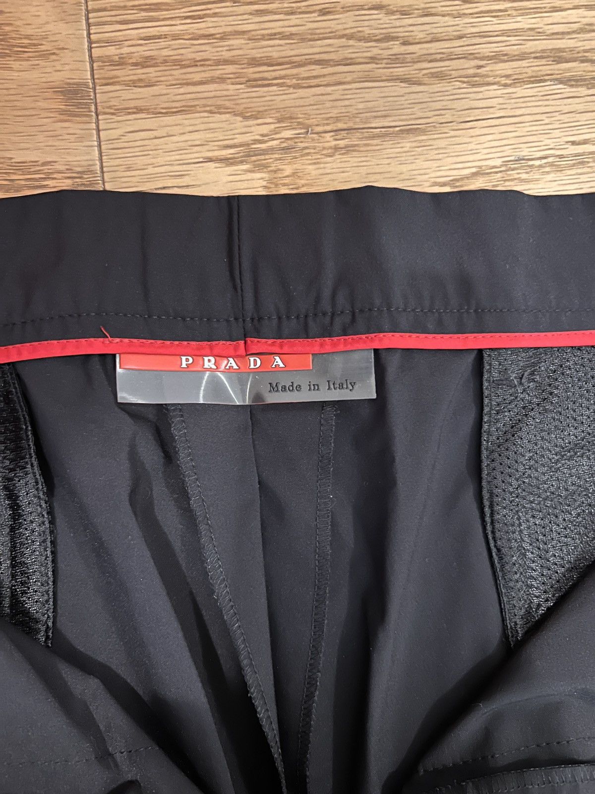 Prada Prada Sport Linea Rossa Black Pants Size US 36 / EU 52 - 11 Thumbnail
