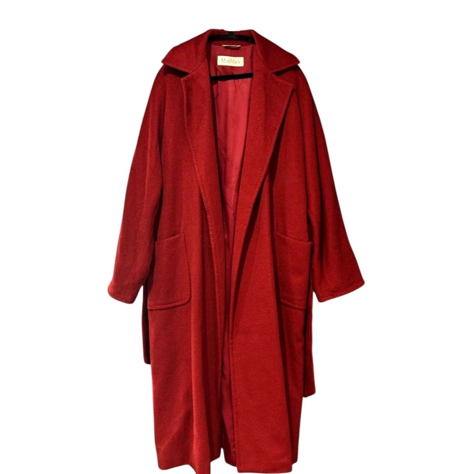 Max Mara Max Mara Manuela Red Belting Coat Blouson Women Size 42 Coat Menula Camel 100% Camel Genuine Vintage? Size M / US 6-8 / IT 42-44 - 3 Thumbnail