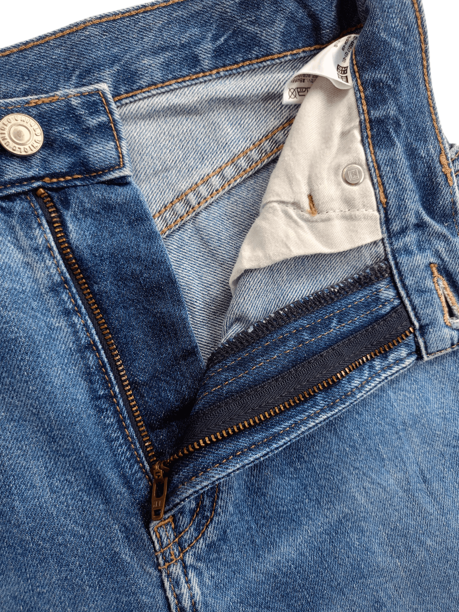 Kaihara Denim × Uniqlo × Vintage UNIQLO Regular Straight Cut Vintage Streetwear Denim Size US 27 - 9 Thumbnail