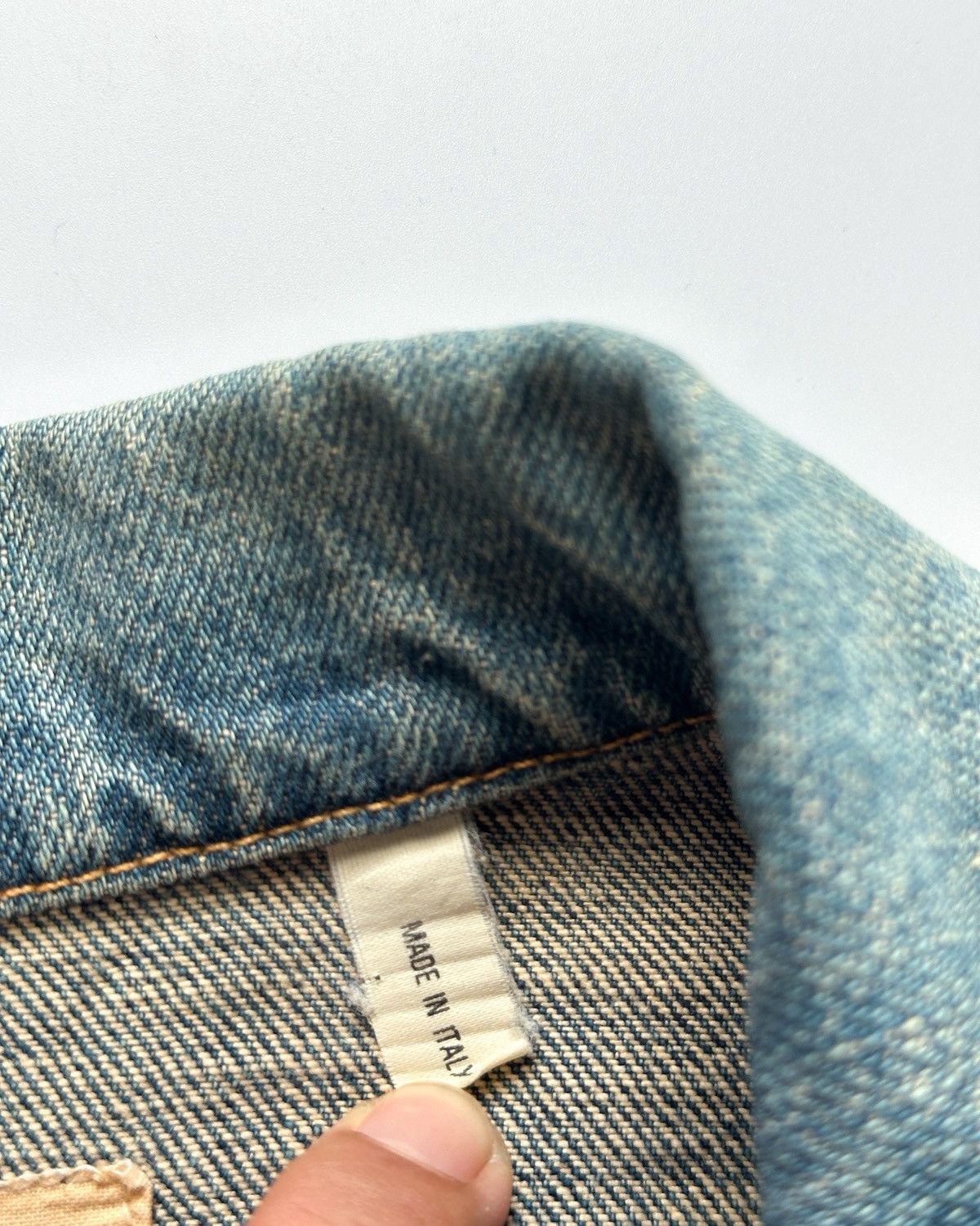 Helmut Lang 1999 Helmut Lang Faded Blue Denim Jacket Size XS / US 0-2 / IT 36-38 - 11 Thumbnail