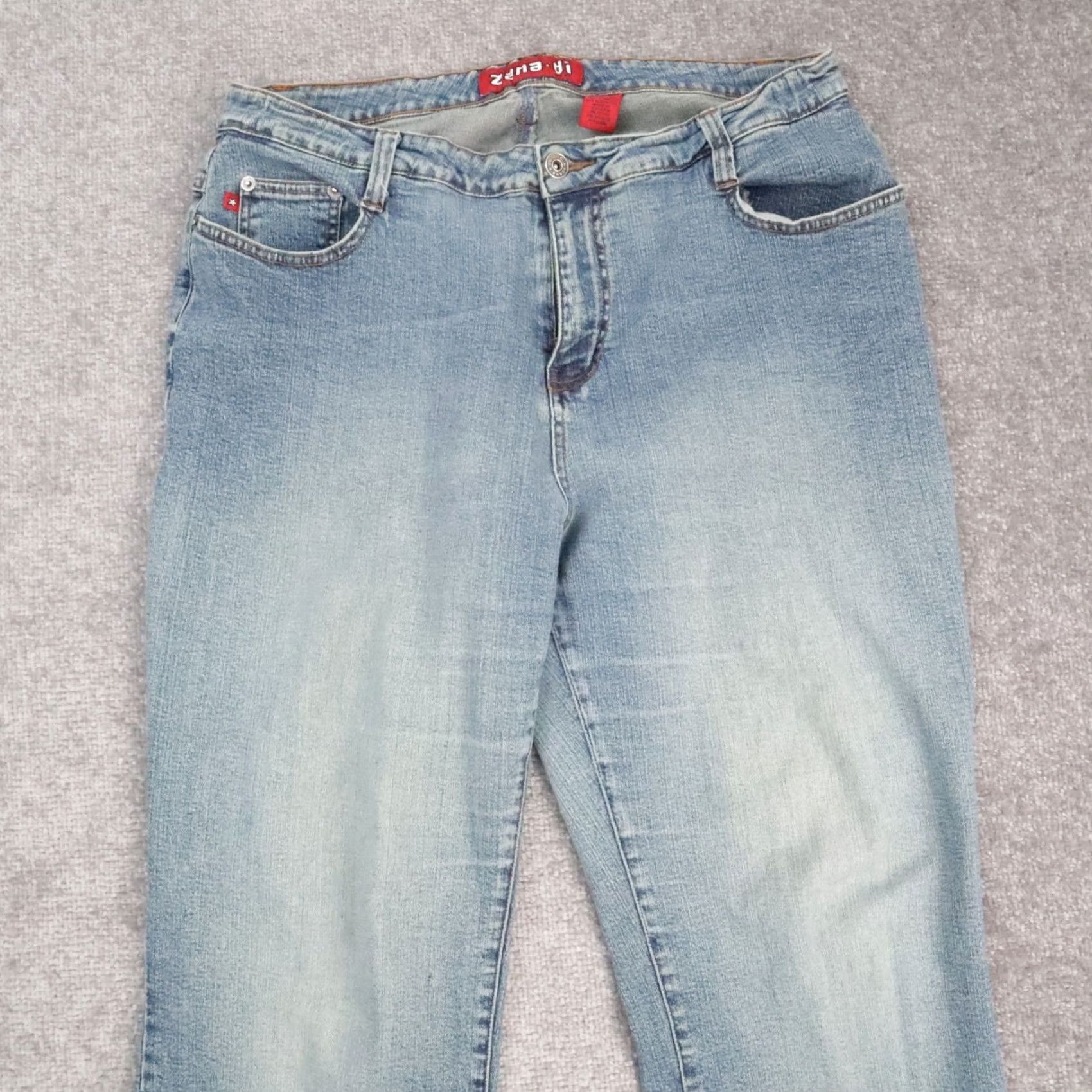 Denime VTG Y2K Zana-Di Capri Denim Jeans Light Wash Size 16 32x22 Women's Size 38" / US 16 / IT 52 - 7 Thumbnail