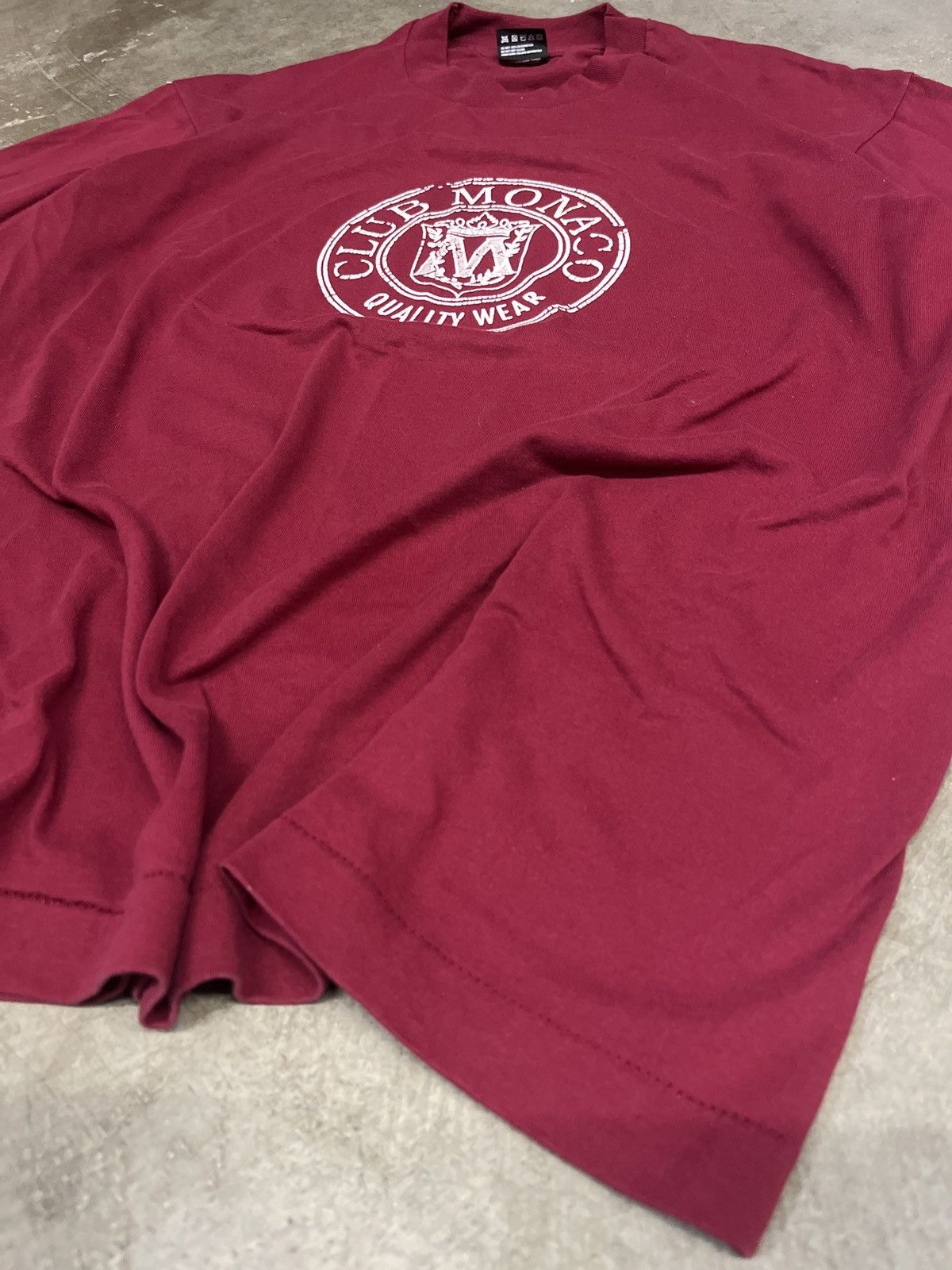Club Monaco × Fruit Of The Loom × Vintage Vintage Club Monaco Tee Size US XL / EU 56 / 4 - 3 Thumbnail