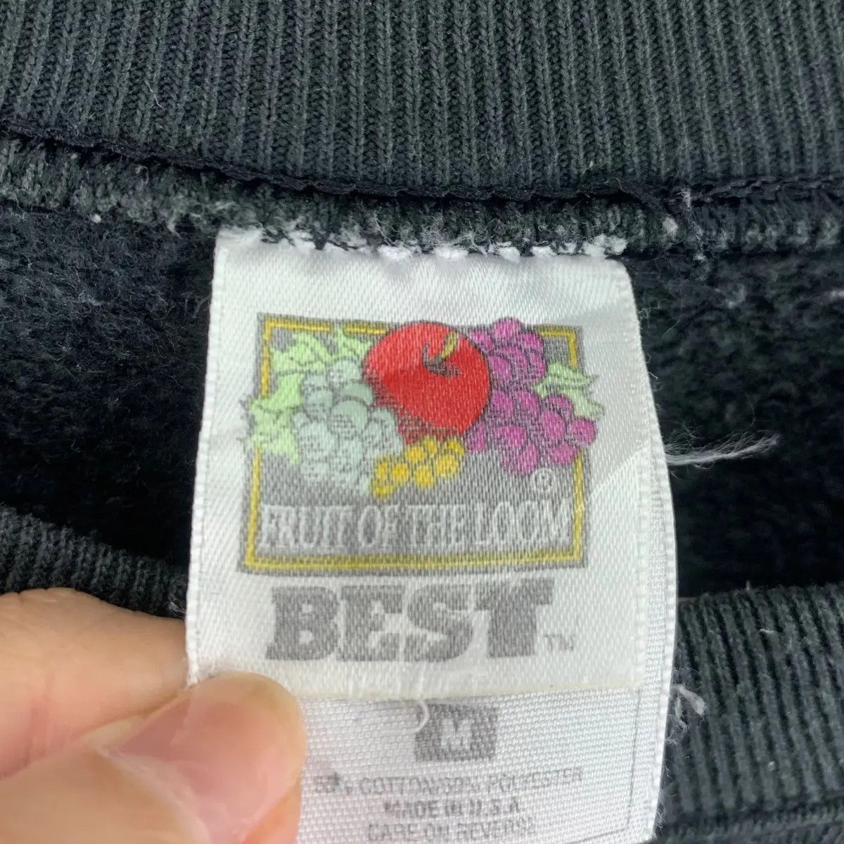 Vintage Vintage DOUBT Skateboard Print Fruit Of The Loom Black Size US M / EU 48-50 / 2 - 6 Thumbnail