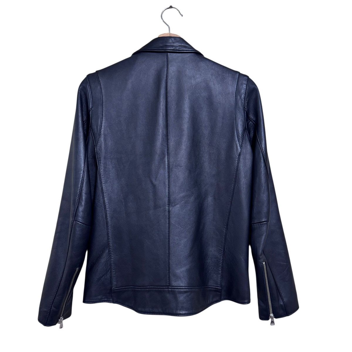STUDIOUS Studious Japan Sheepskin Leather Biker Jacket Size US XS / EU 42 / 0 - 2 Thumbnail