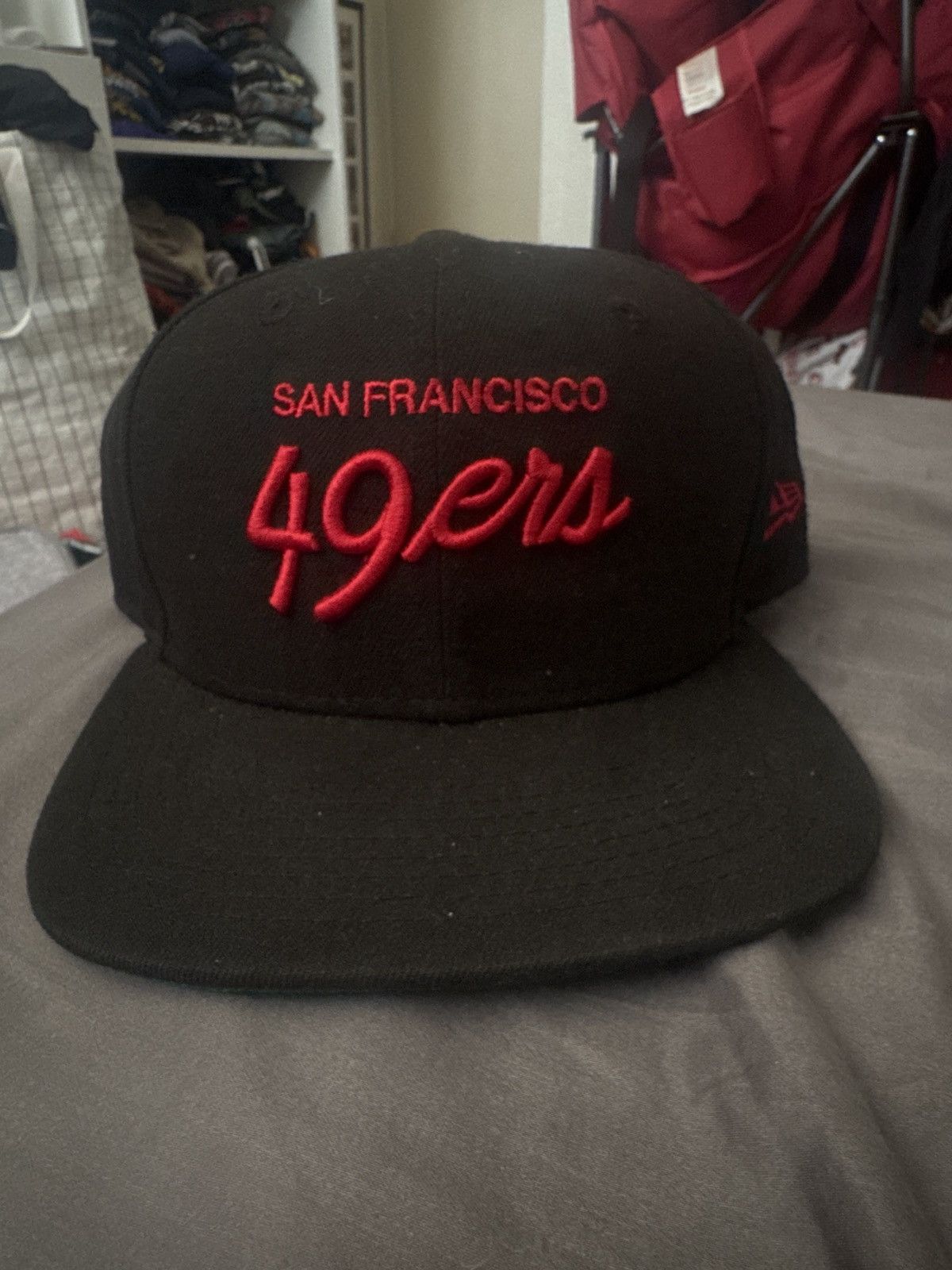 New Era 49ers New Era Shanahan Snapback Hat Black Size ONE SIZE - 1 Preview