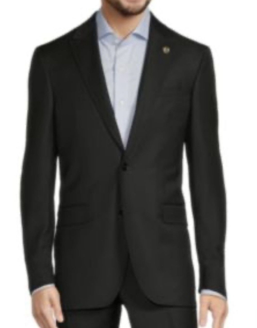 Ted Baker Ted Baker London Robbie Peak Lapel Plaid Wool Blazer Jacket Size 40R - 1 Thumbnail