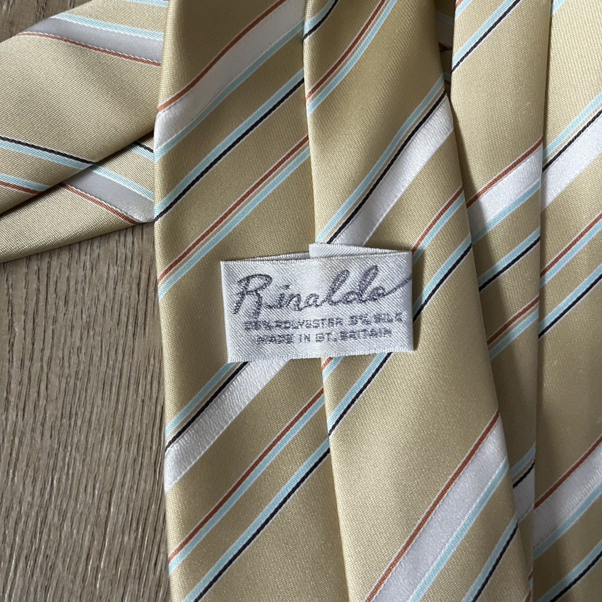 Vintage Rinaldo Vintage Silk British Tie Size ONE SIZE - 2 Thumbnail