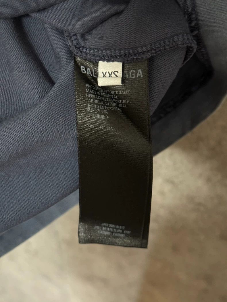 Balenciaga Balenciaga Washed old double-ring logo short sleeve Size US XXS / EU 40 - 6 Thumbnail