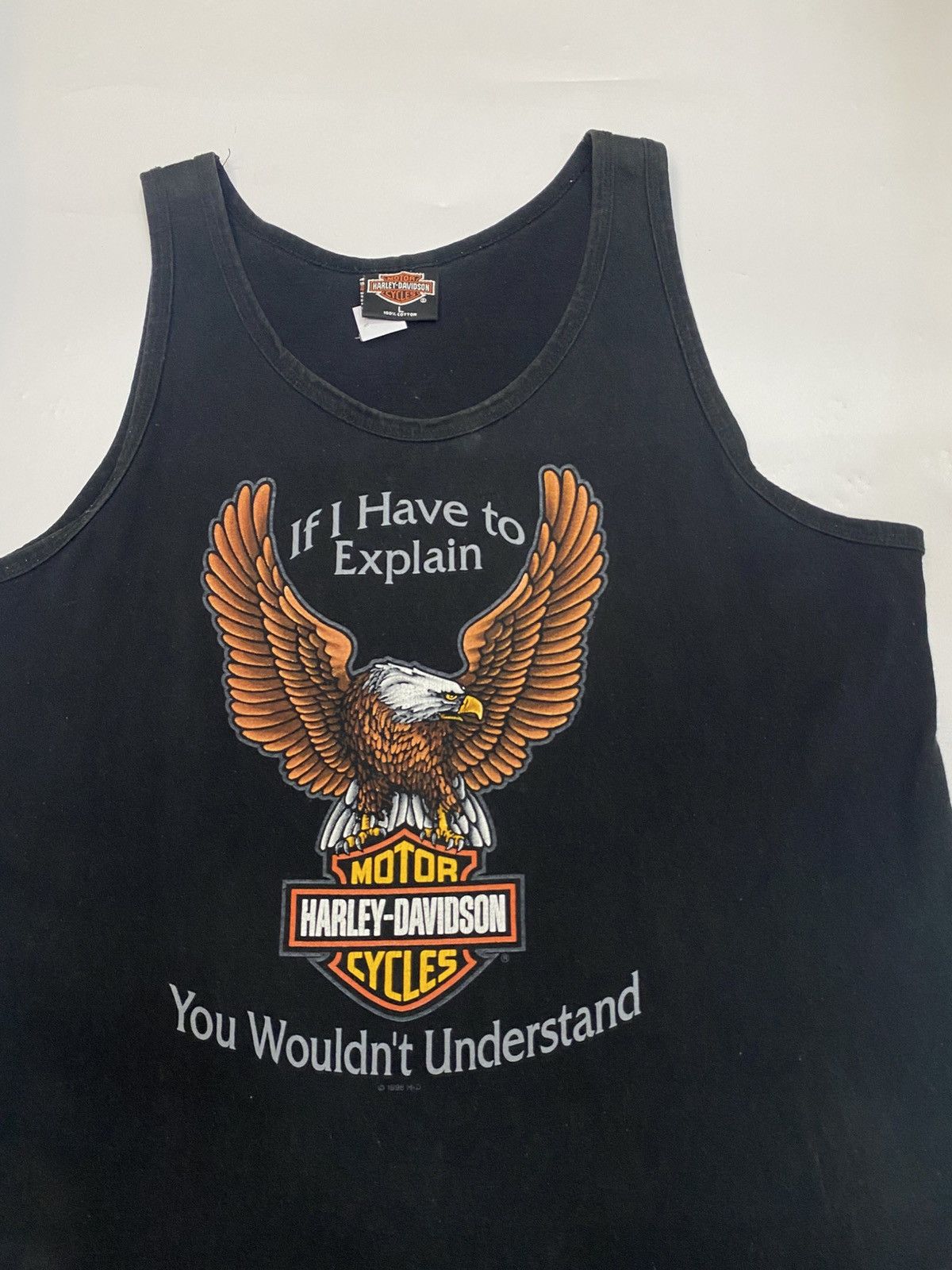 Harley Davidson Vintage singlet t-shirt harley davidson Size US L / EU 52-54 / 3 - 2 Thumbnail