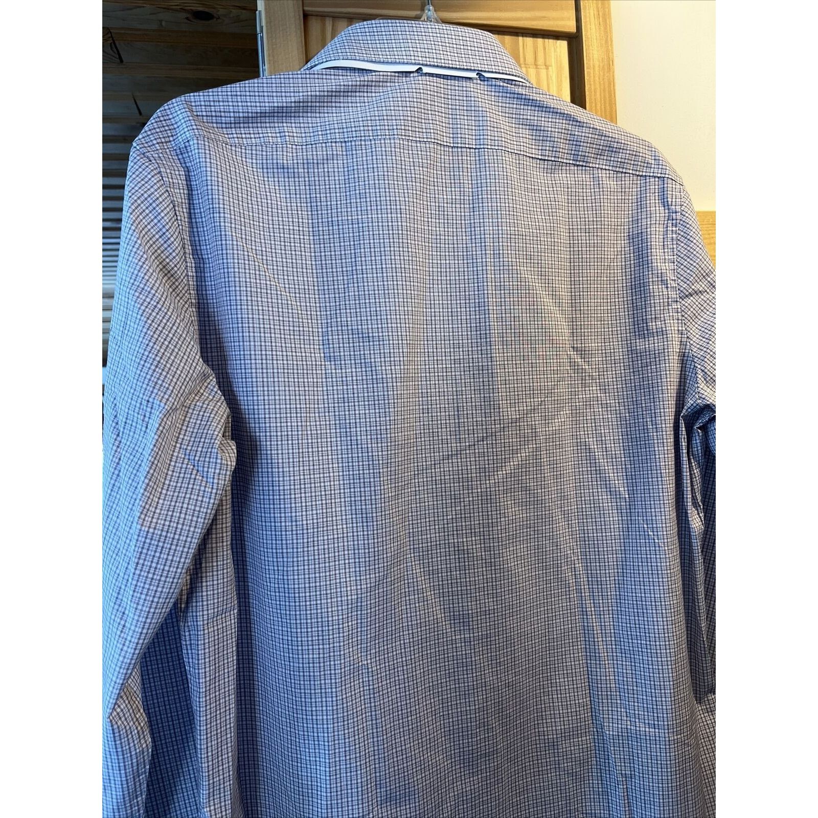 Calvin Klein Calvin Klein Men’s M 15-15.5 32-33 Brown Check Button Shirt Size US M / EU 48-50 / 2 - 17 Thumbnail