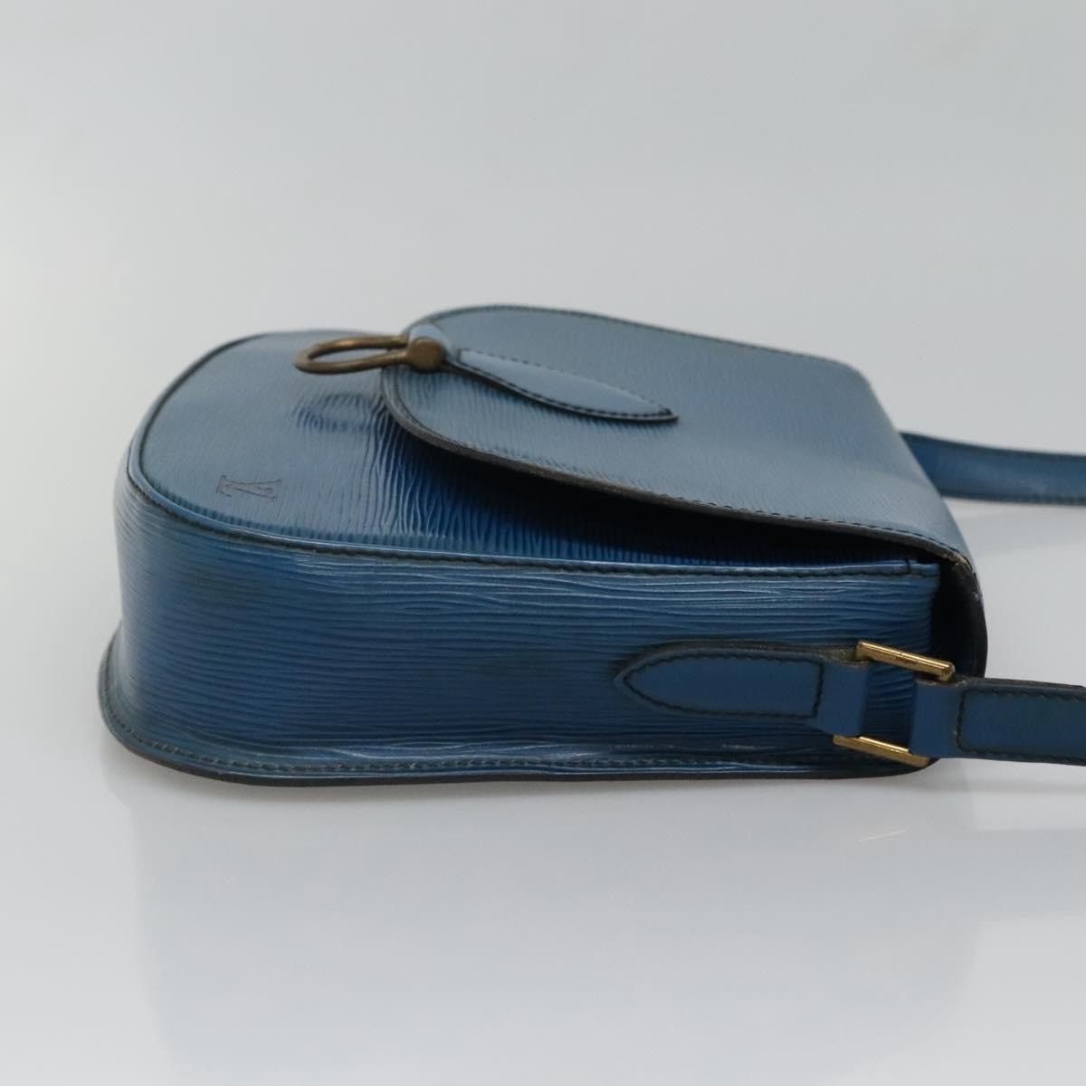 Louis Vuitton LOUIS VUITTON Epi Saint Cloud GM Shoulder Bag Toledo Blue Size ONE SIZE - 5 Thumbnail