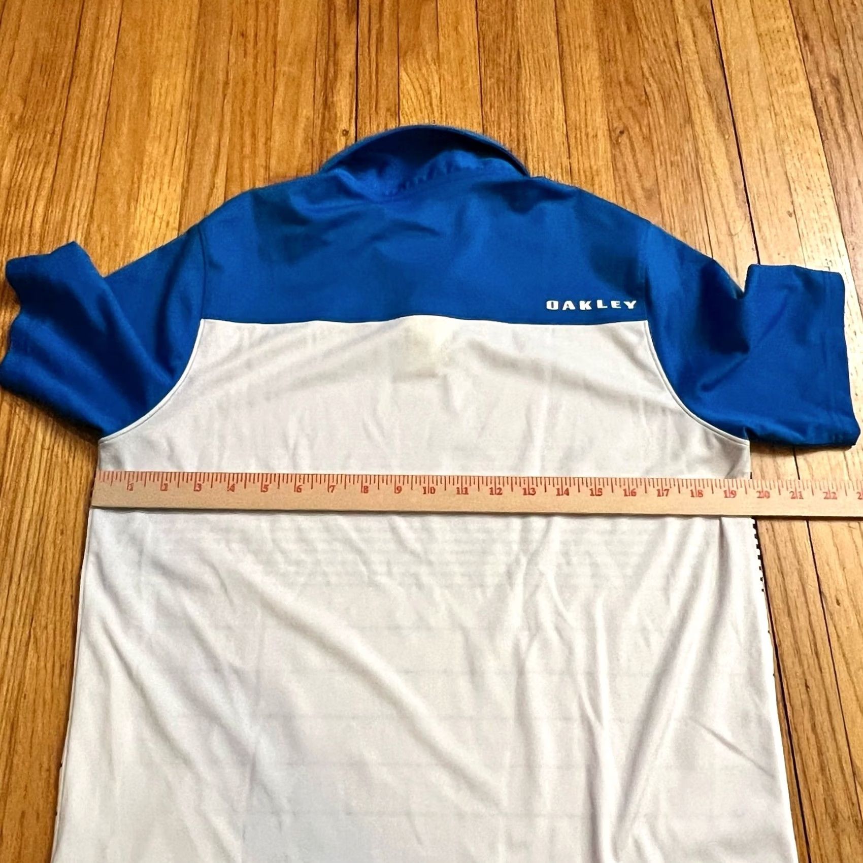 Oakley Oakley Polo Shirt Mens Small Performance Stretch Athletic Golf Blue Stripe Mens S Polo Blue Stripe Oakley Shirt Size US S / EU 44-46 / 1 - 5 Thumbnail