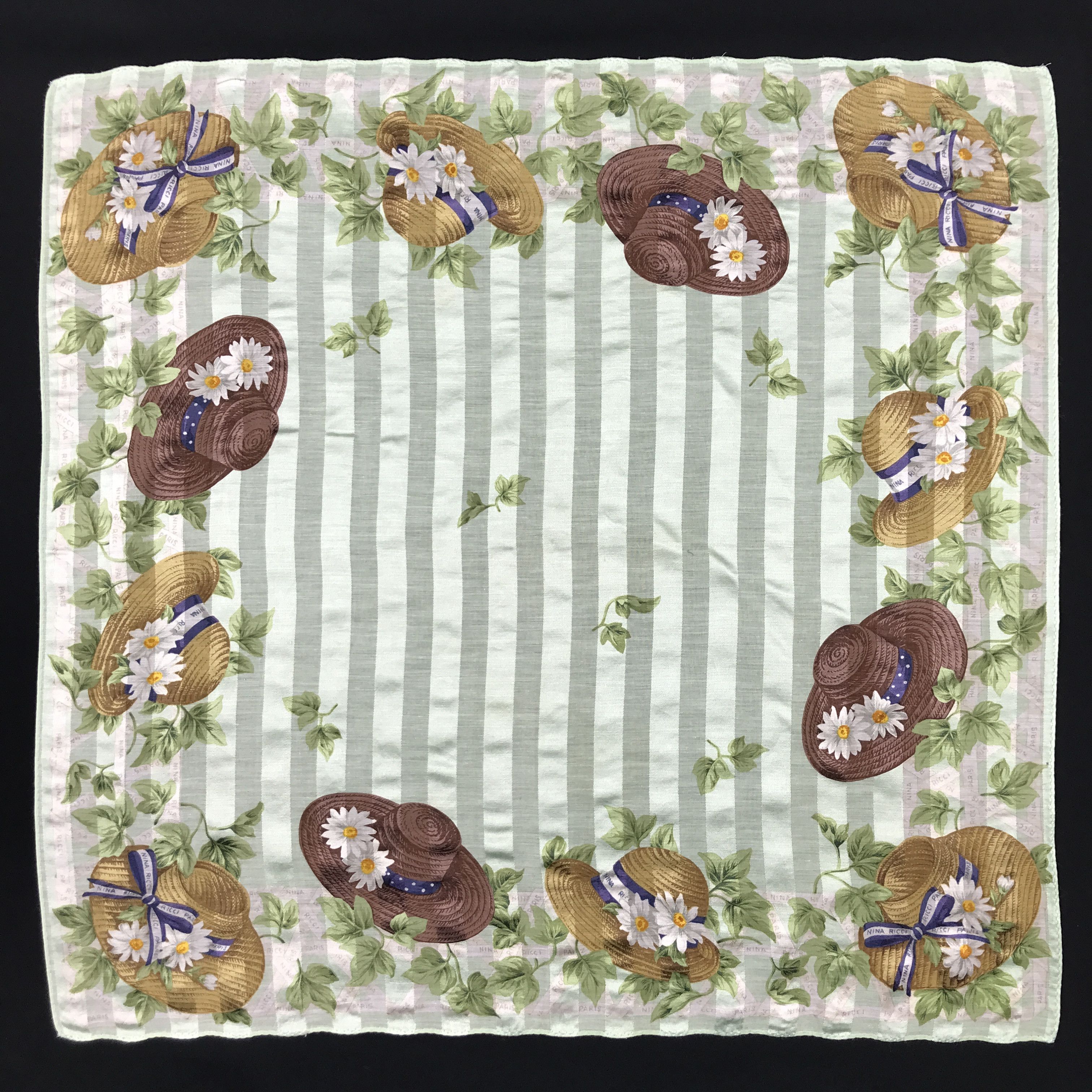 Designer × Japanese Brand × Vintage Vintage Nina Ricci Bandana Neckerchief Handkerchief Size ONE SIZE - 1 Thumbnail