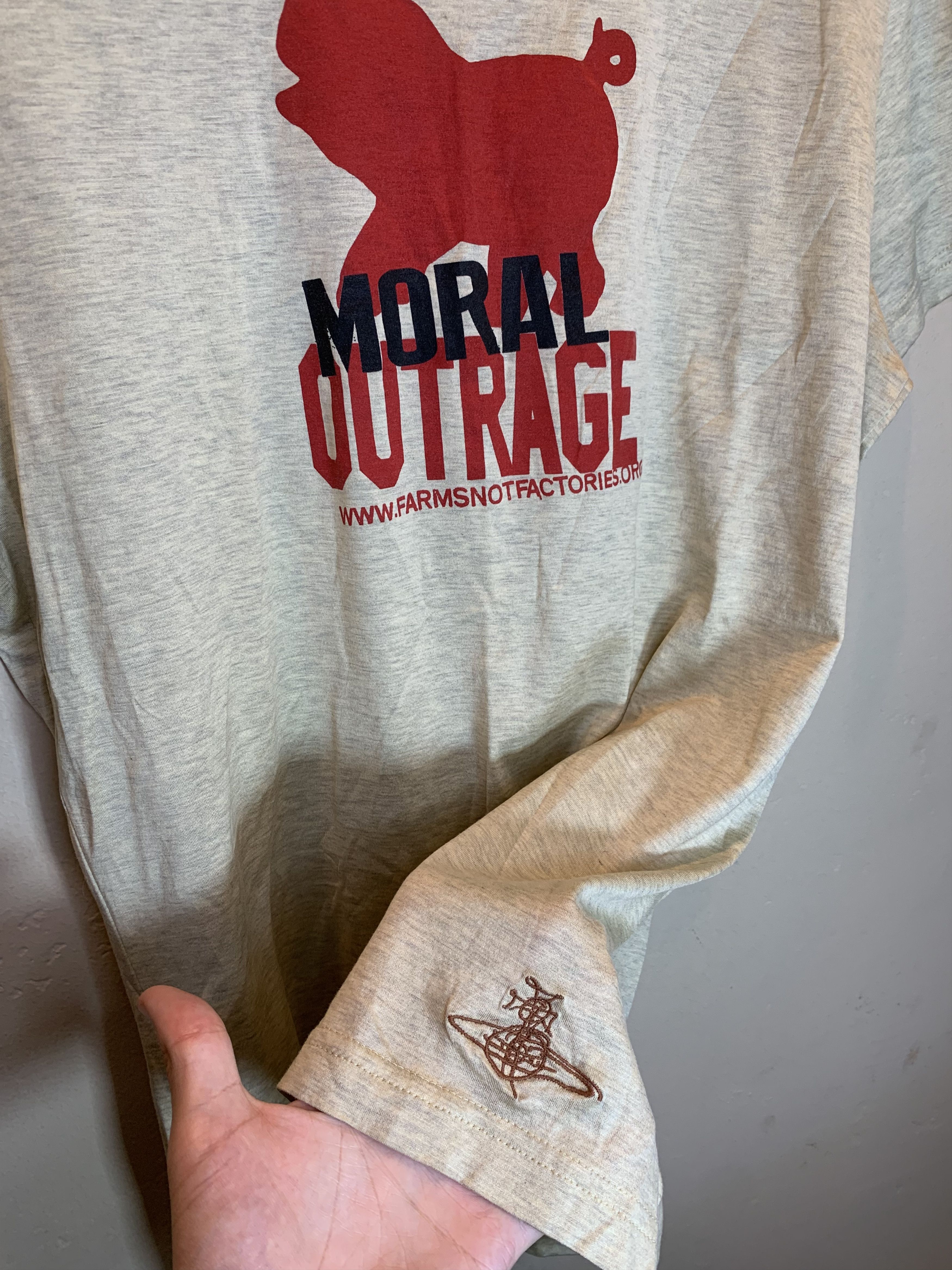 Vivienne Westwood *RARE* Vivienne Westwood Moral Outrage Farms Factories Shirt Size US XL / EU 56 / 4 - 3 Thumbnail