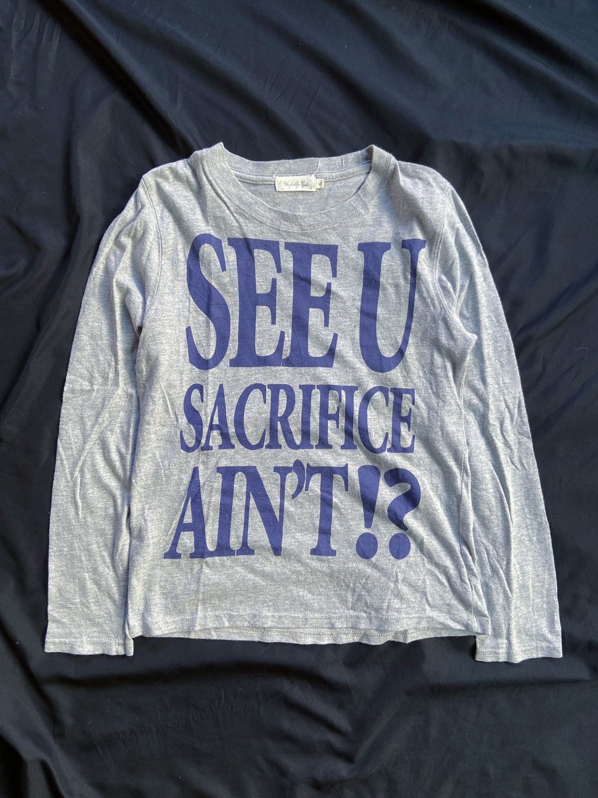 Japanese Brand SEE U SACRIFICE AIN'T !? LONG SLEEVE Size US S / EU 44-46 / 1 - 1 Thumbnail