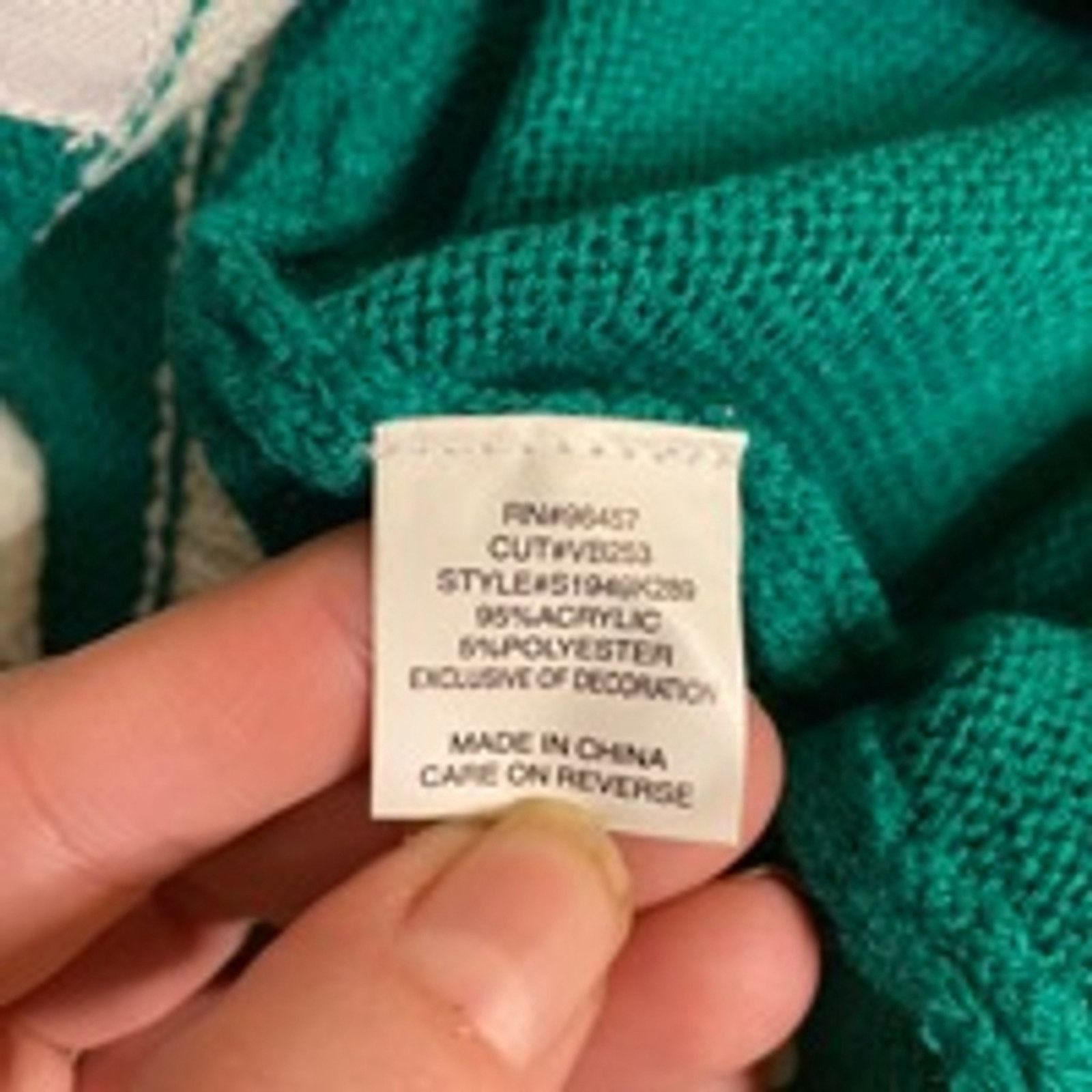 Other Y2K Striped Knit Jumpsuit Retro Green Wide Leg Overalls S Size 24" / US 00 / IT 34 - 6 Thumbnail