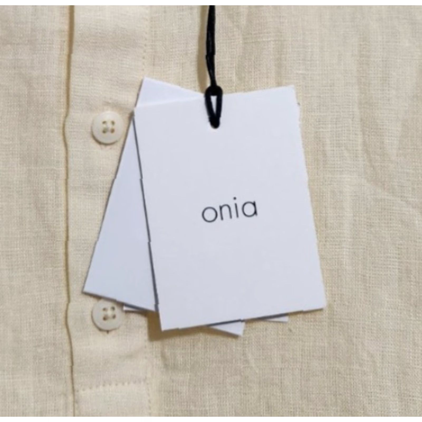 Onia Onia Shirt Henley S 100% Linen Short Sleeve Yellow Mens Size US S / EU 44-46 / 1 - 5 Thumbnail