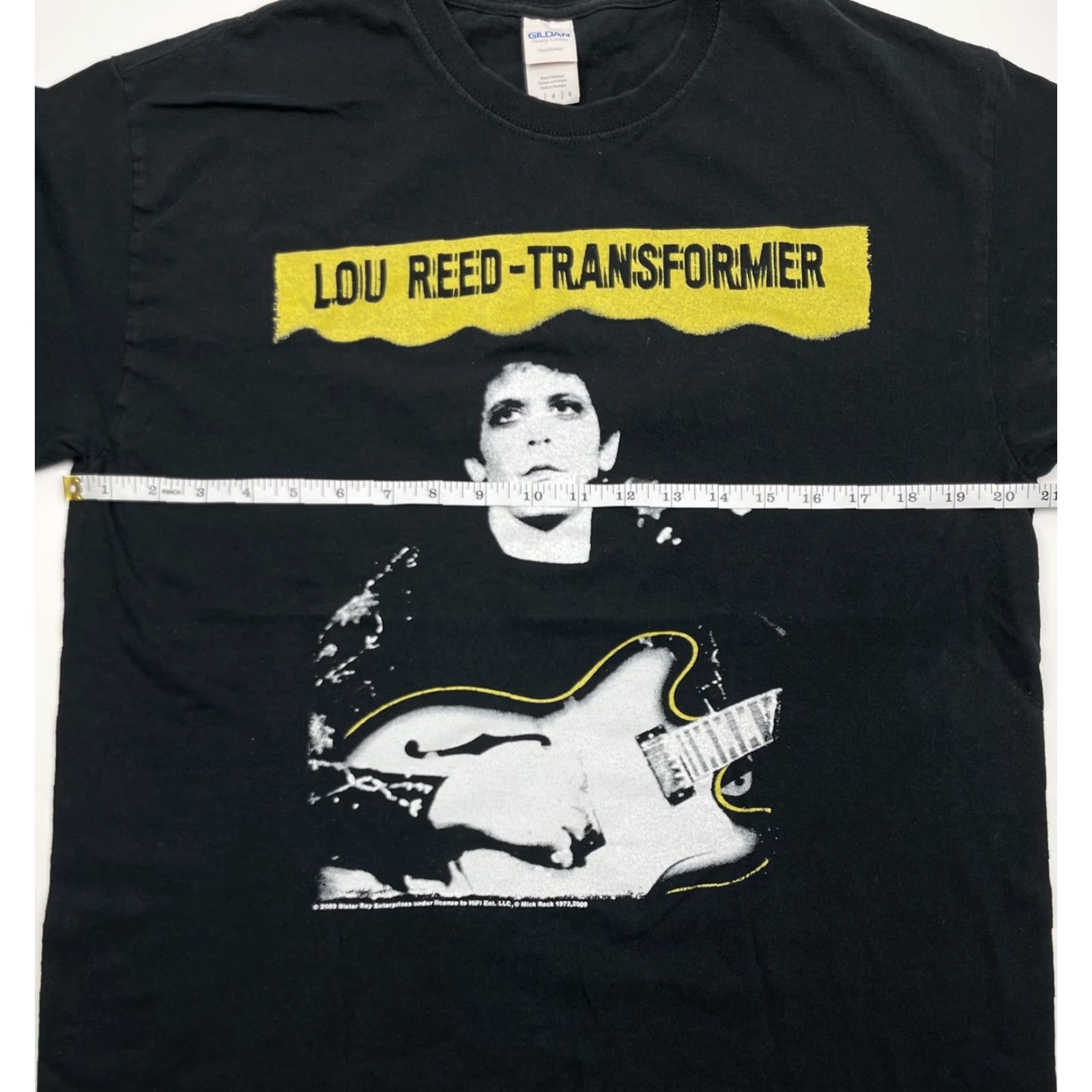 Gildan VINTAGE Lou Reed 70s Band T-Shirt Black Graphic Punk Rock Sz L Unisex Adults Size US L / EU 52-54 / 3 - 6 Thumbnail