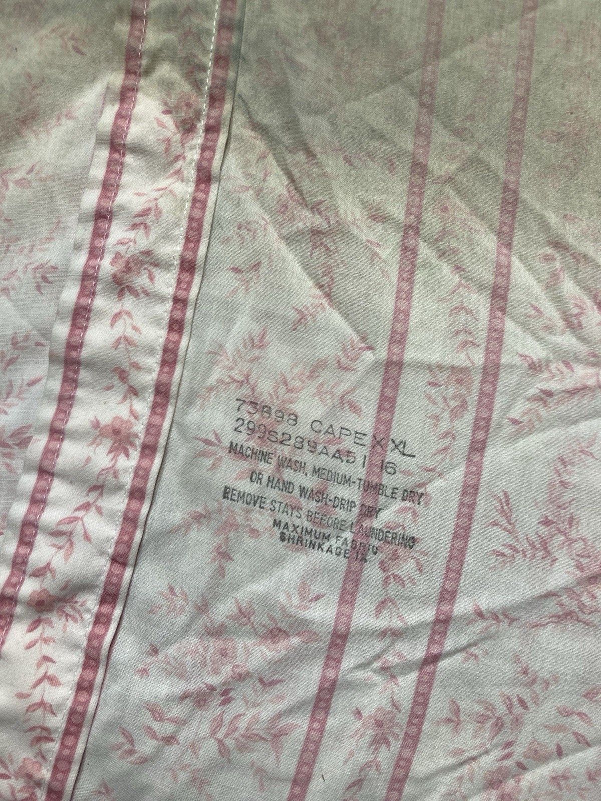 Sears × Vintage Vtg 70s button shirt kings road sears floral flowers thin XL Size US XL / EU 56 / 4 - 3 Thumbnail